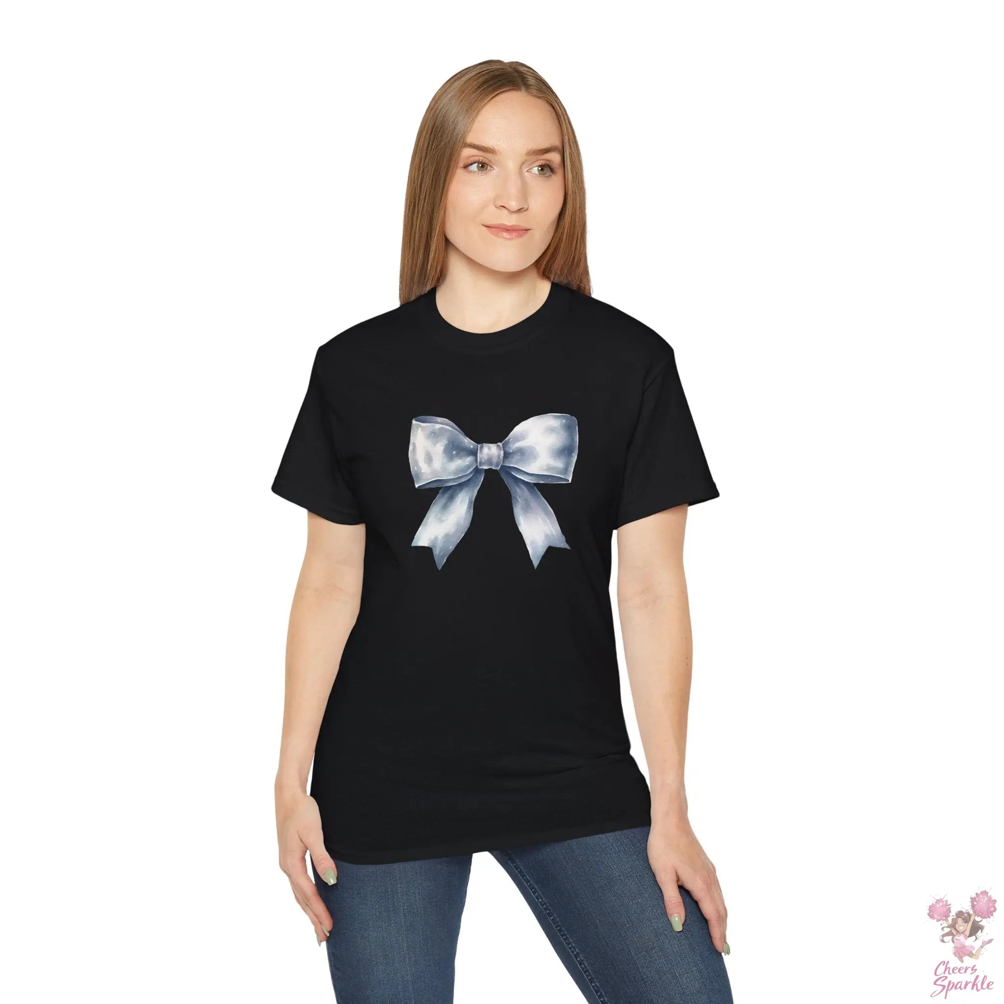 T-Shirt mit Bow Cheers and Sparkle