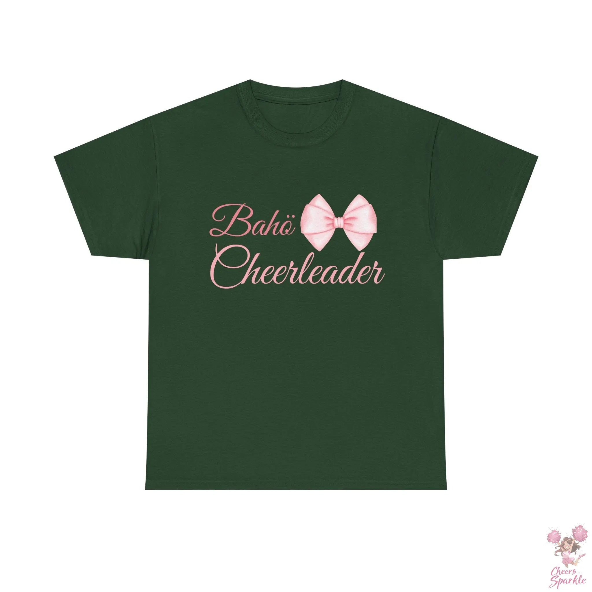 Cheerleader T-Shirt mit Schleifen-Design Printify