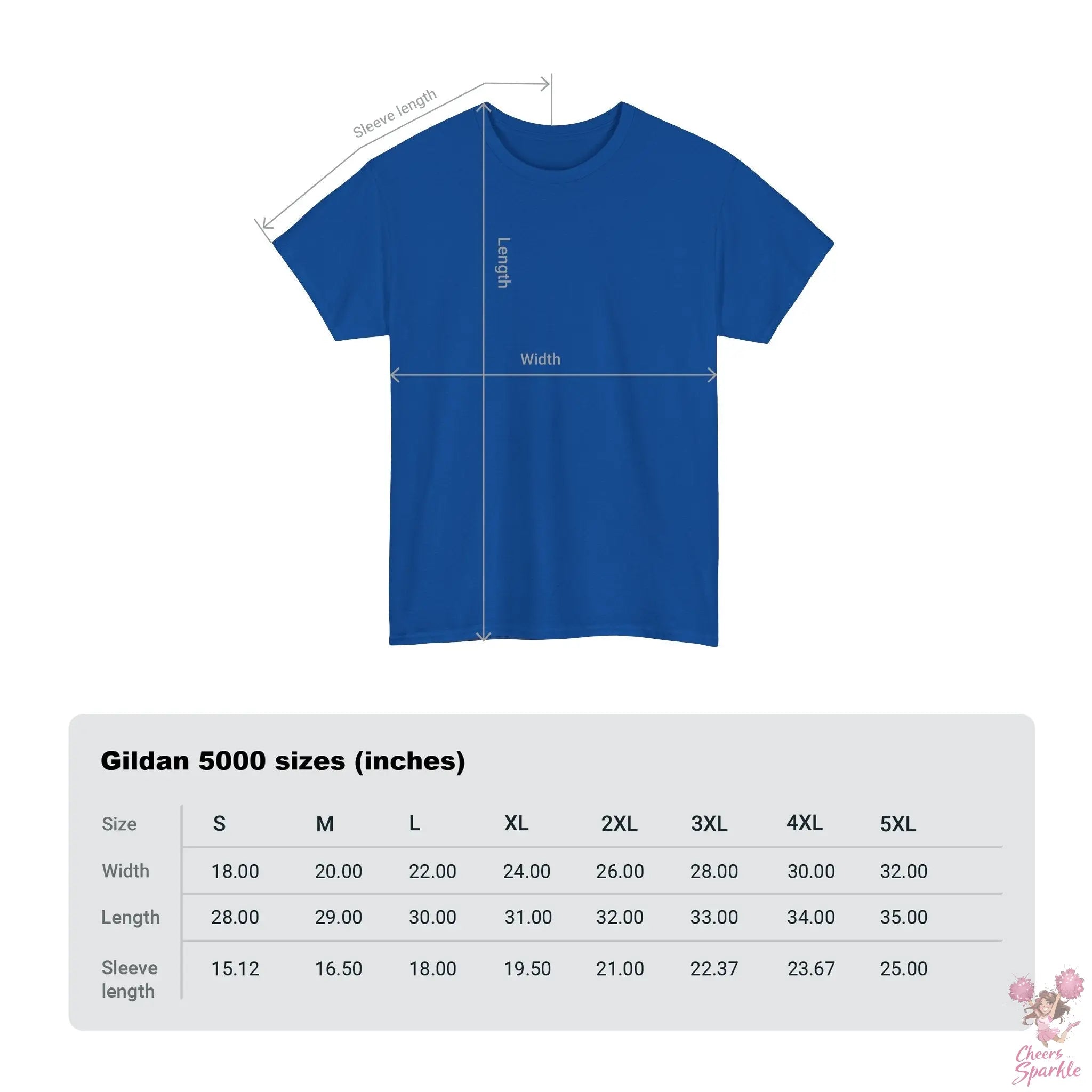 Heavy Cotton T-Shirt „Cheer is Life“ Printify