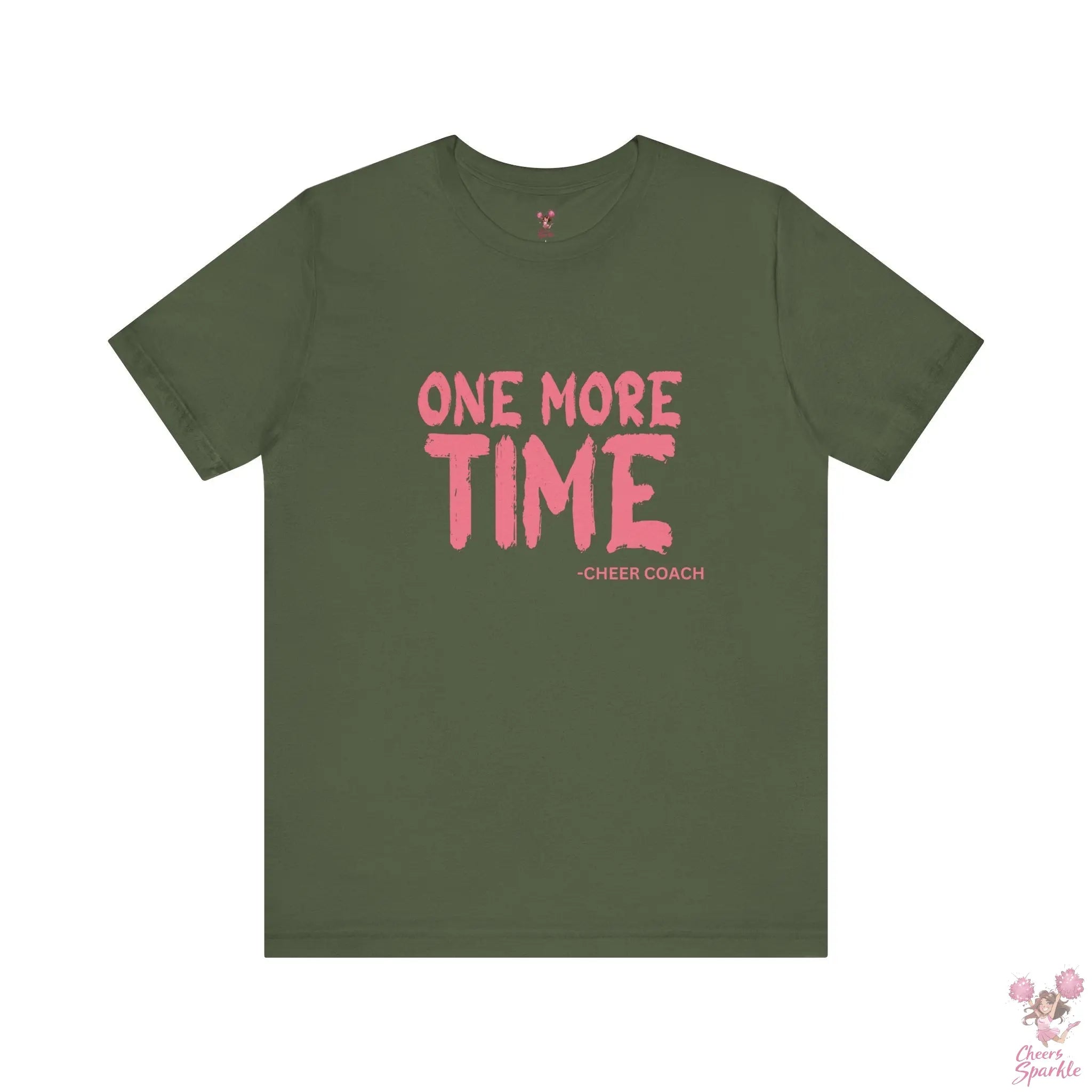 „ONE MORE TIME -  CHEER COACH“ - Tshirt Cheers and Sparkle