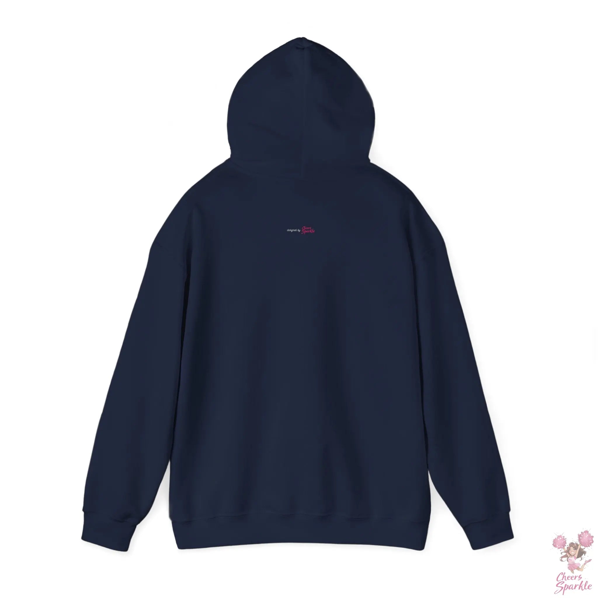 Hoodie „Vergiss Highheels, diese Prinzessin trägt Cheer Schuhe“ Printify