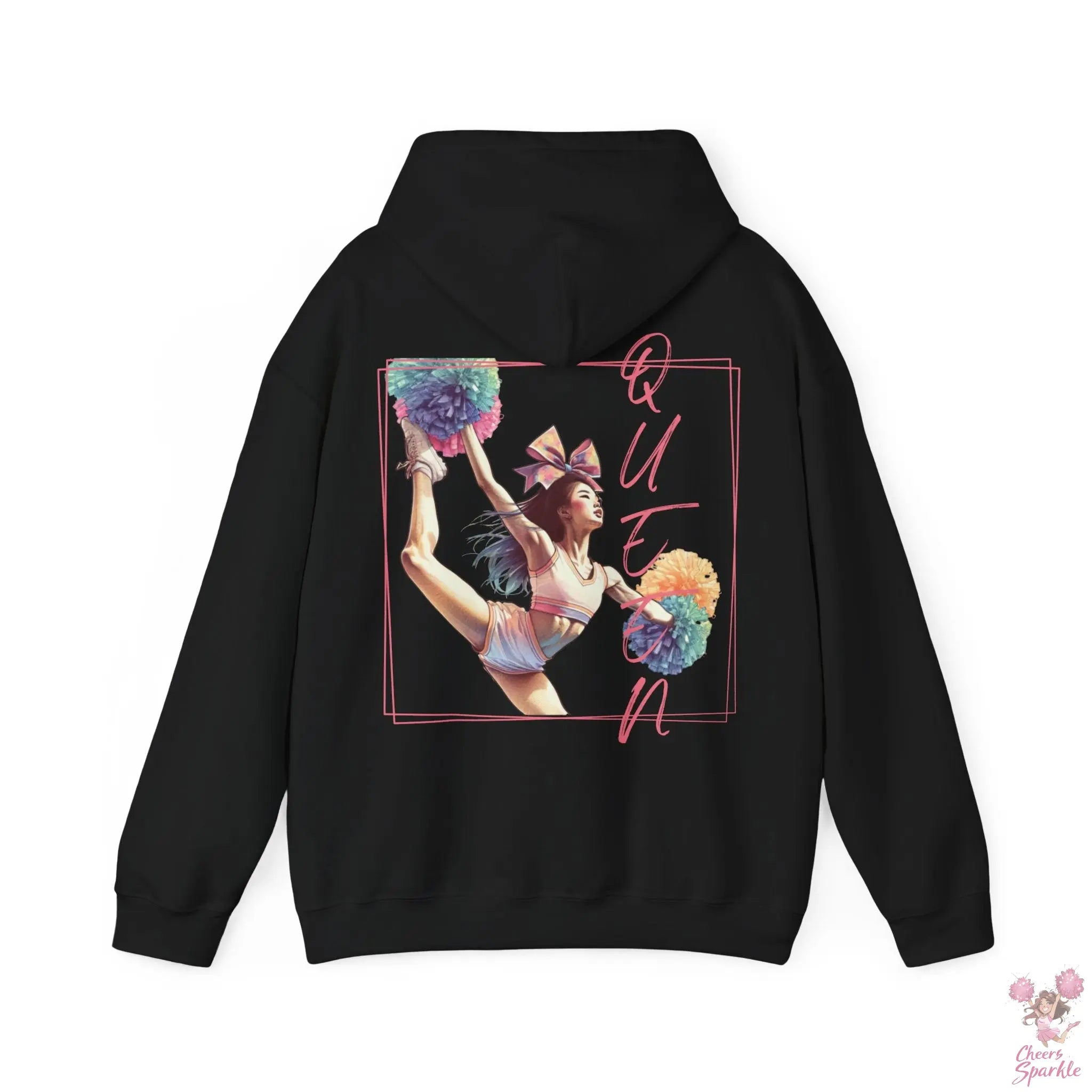 Stylische Cheerleader-Hoodie Cheers and Sparkle