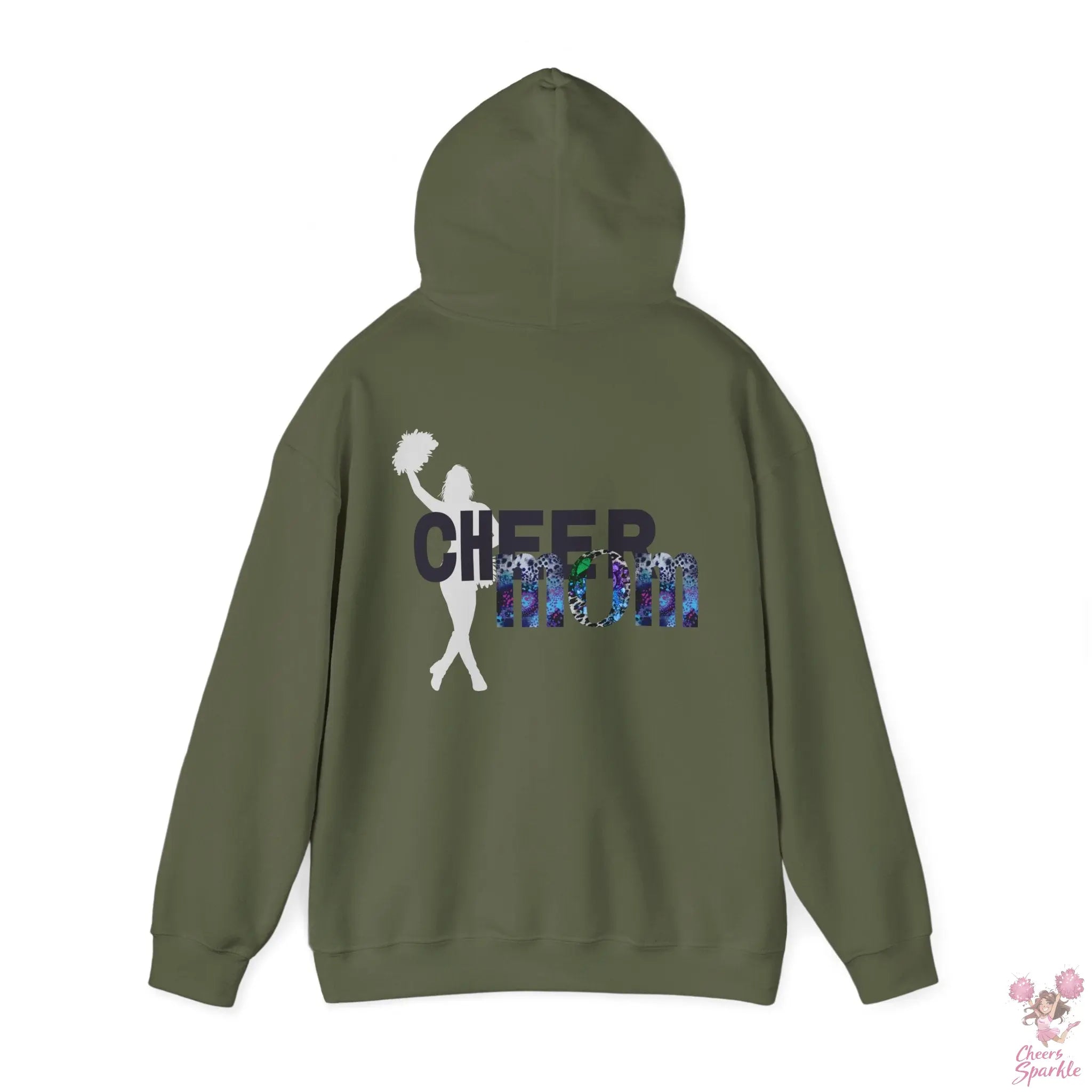 Cheer Mom Hoodie Cheers and Sparkle