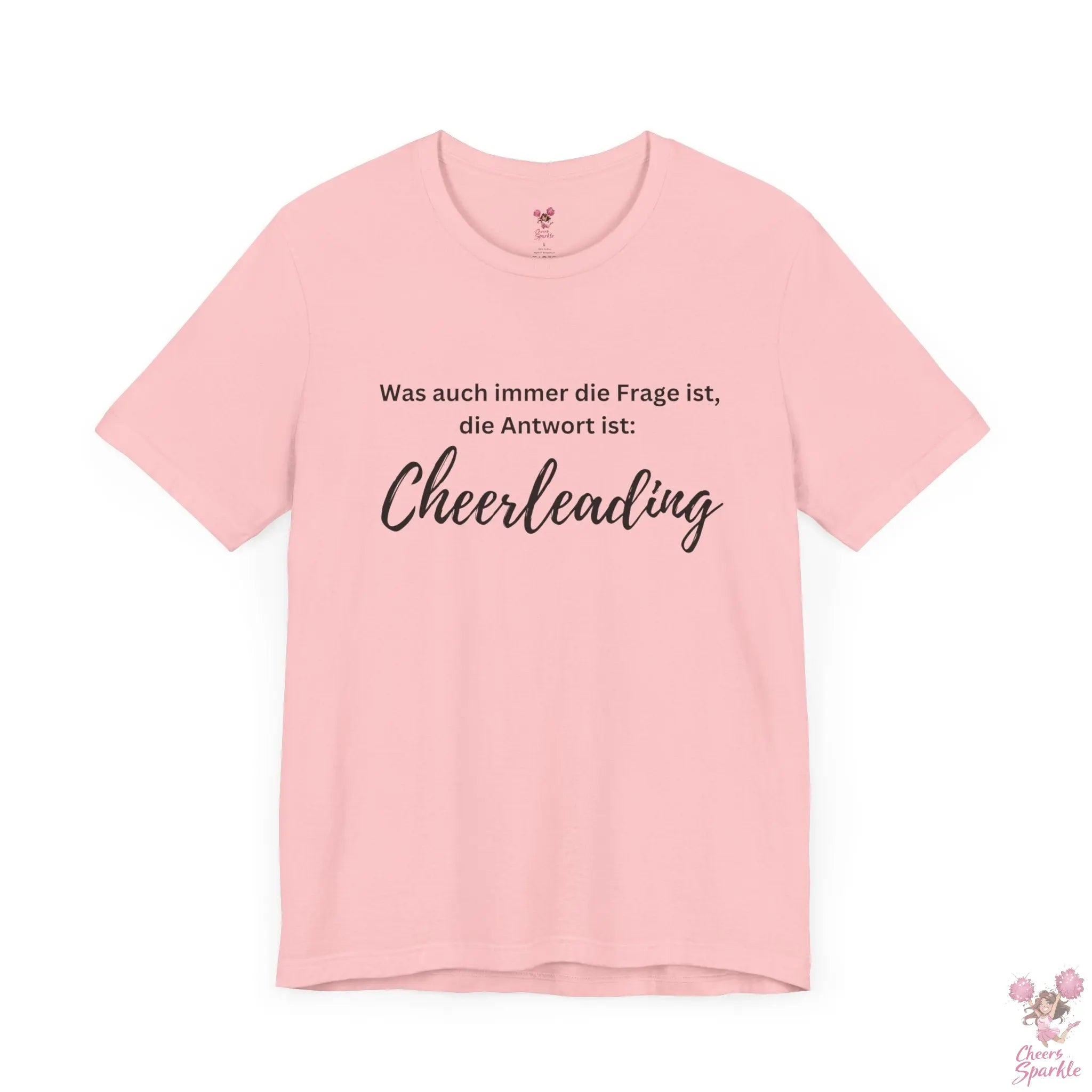 Tshirt - frecher Spruch für Cheerleader Cheers and Sparkle