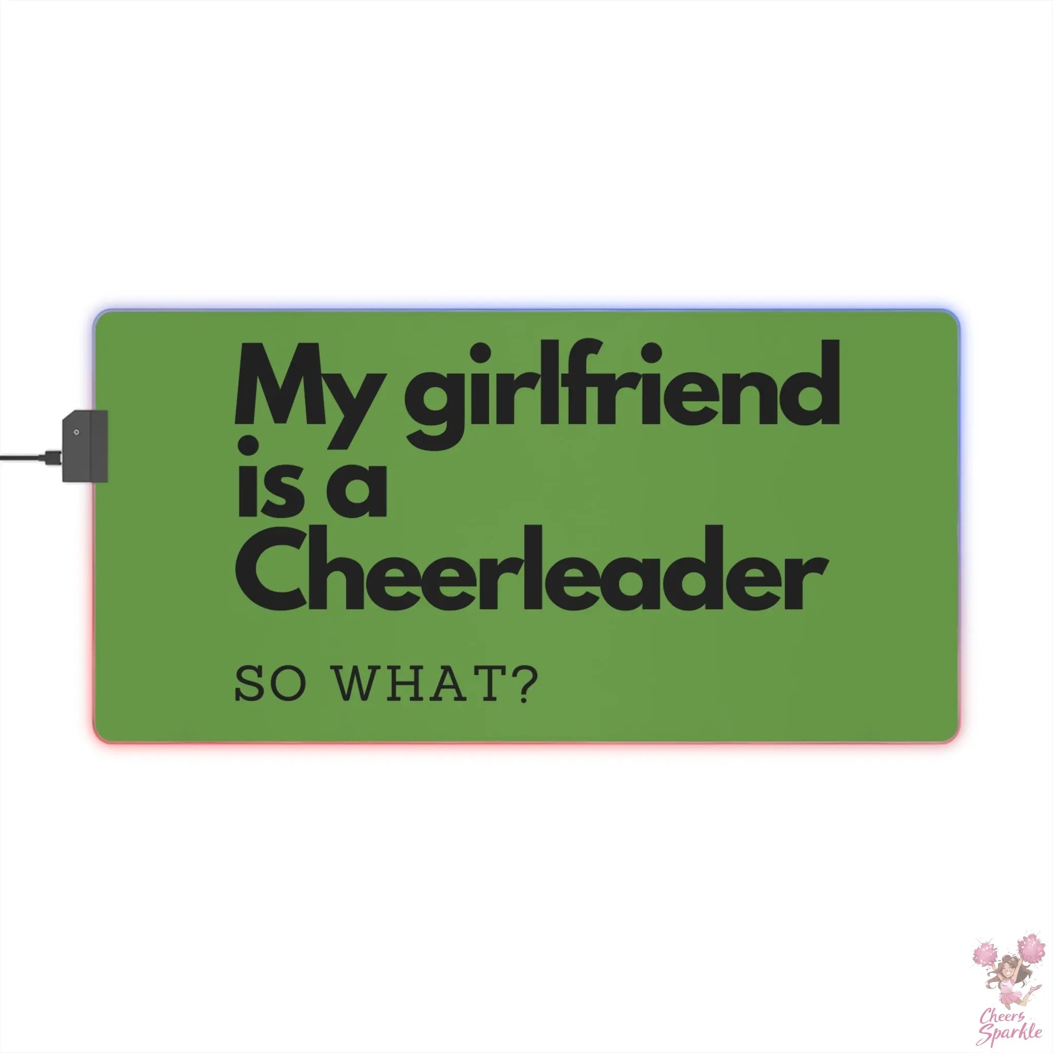 Mouse Pad - LED Gaming Mouse Pad - Cheers and Sparkle