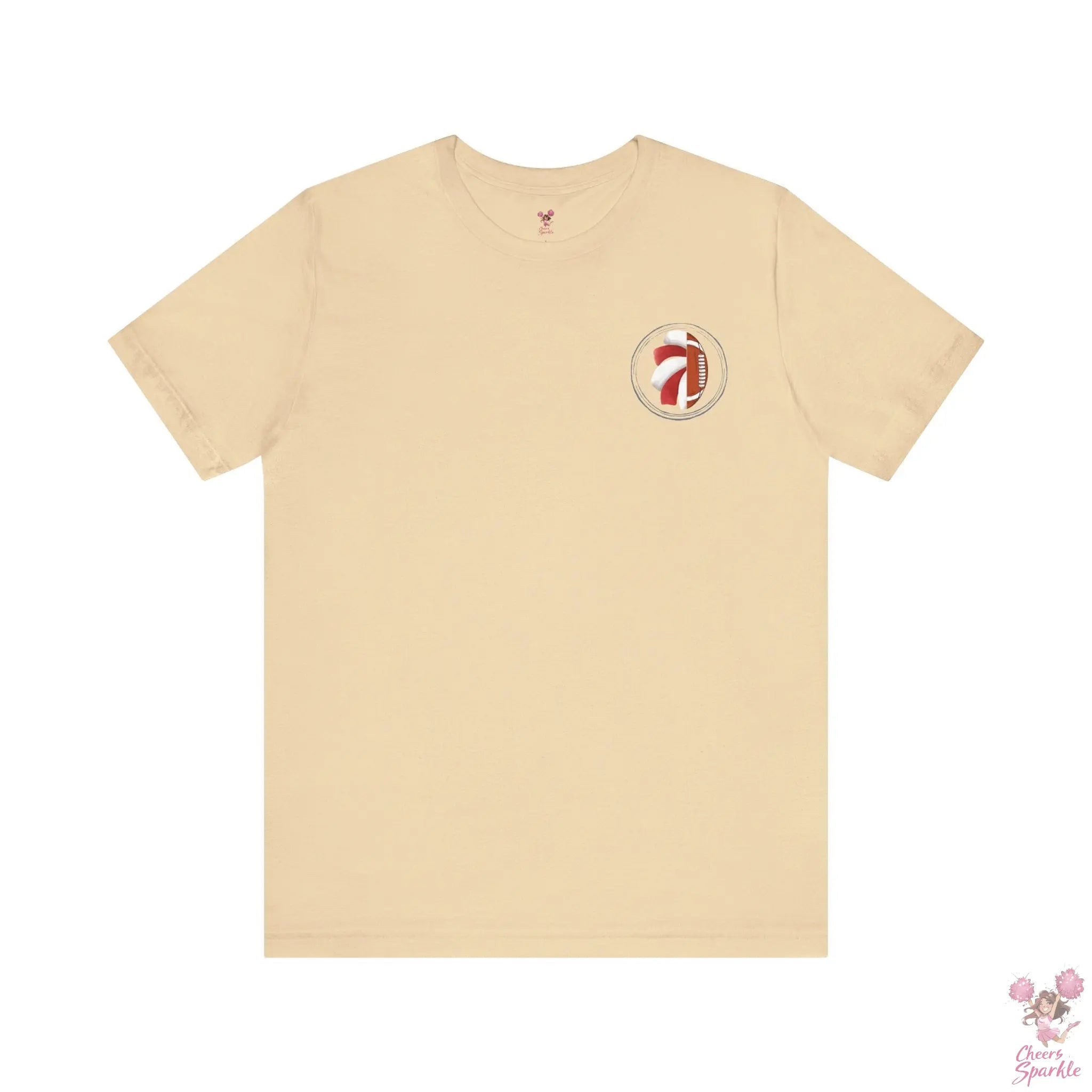 Mom T-Shirt "I Cheer for both Teams" Cheers and Sparkle