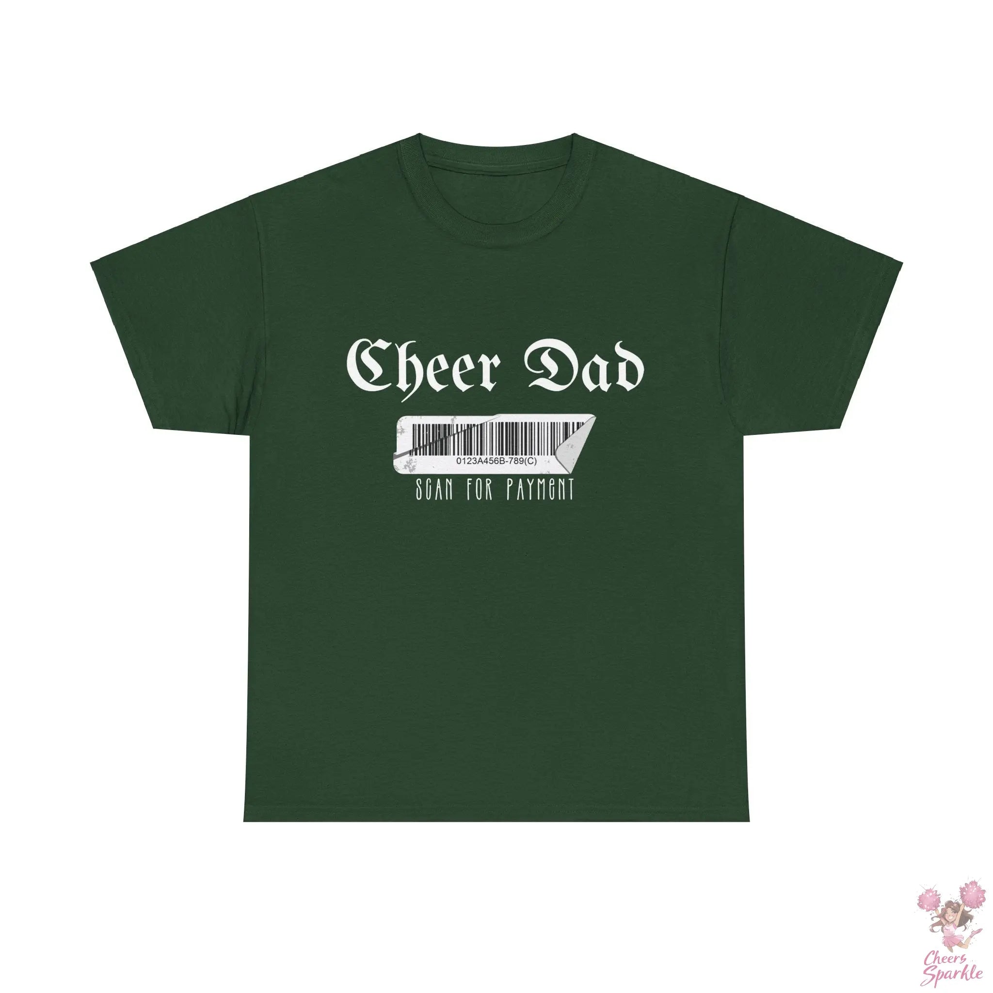Cheer Dad Heavy Cotton T-Shirt Printify