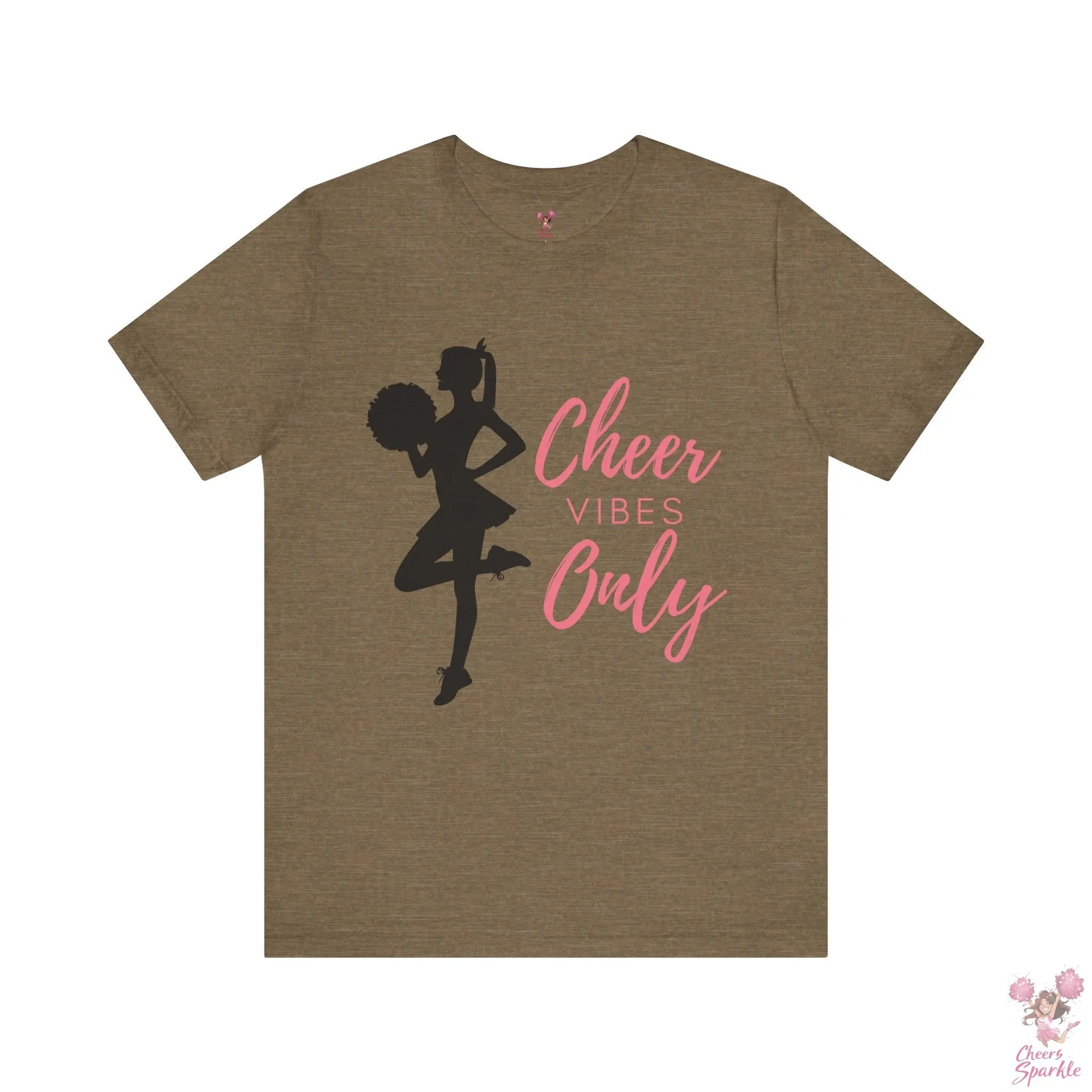 "Cheer Vibes Only" T-Shirt Cheers and Sparkle