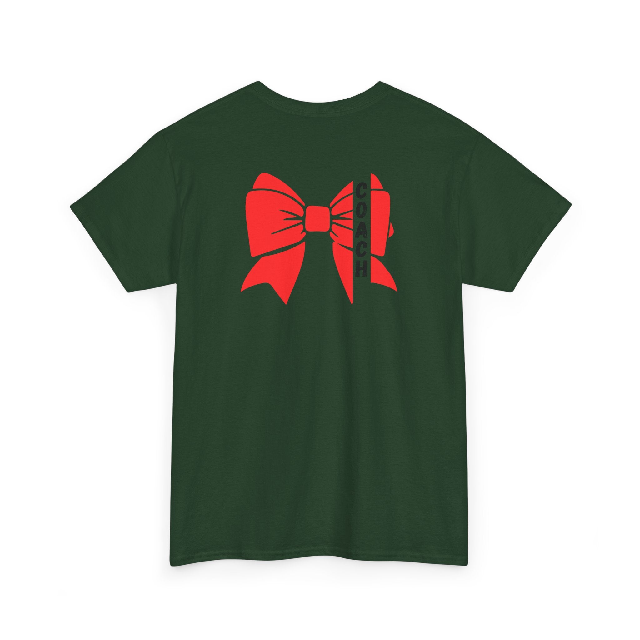 Cheer Coach T-Shirt mit Roter Bow