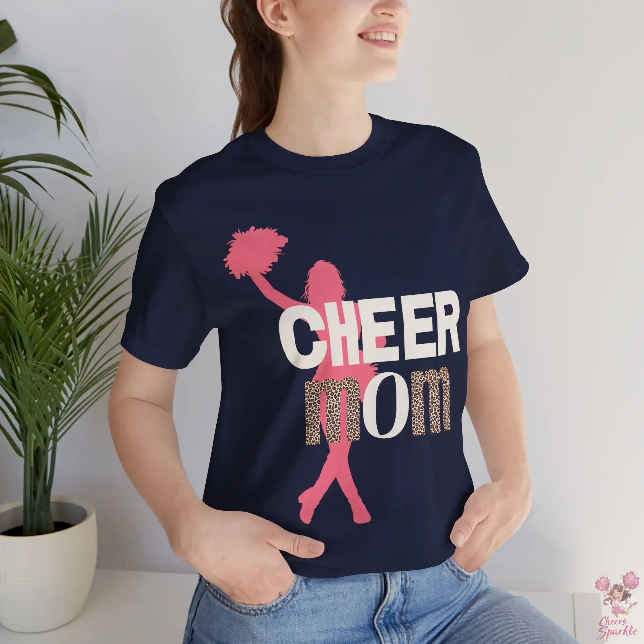 Cheer Mom T-Shirt Cheers and Sparkle