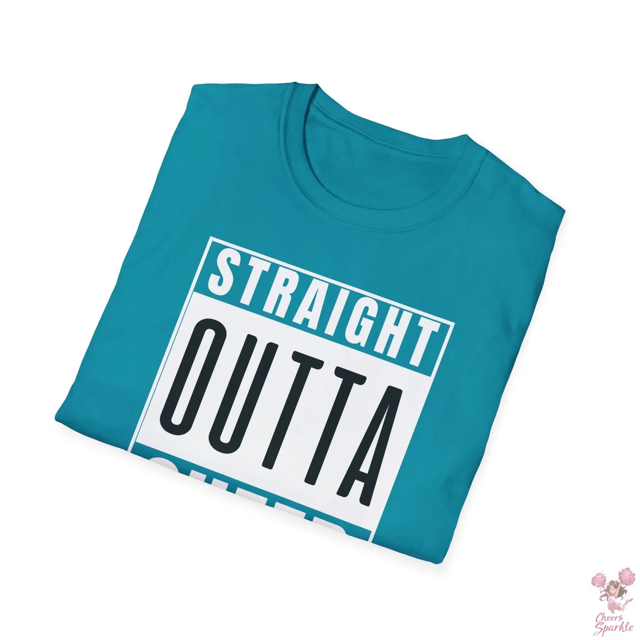 T-Shirt - "Straight Outta Cheer Practice" Cheers and Sparkle