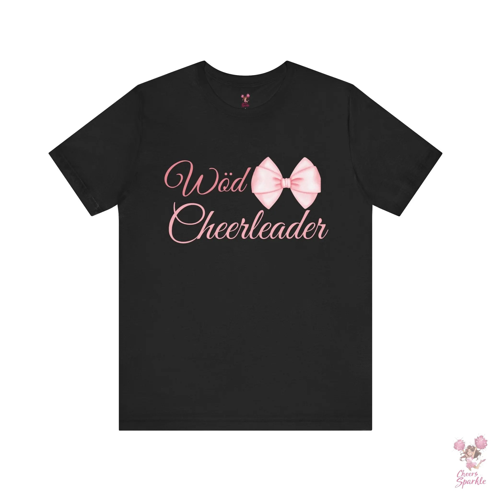 Cheerleader T-Shirt mit Schleifen-Design Cheers and Sparkle