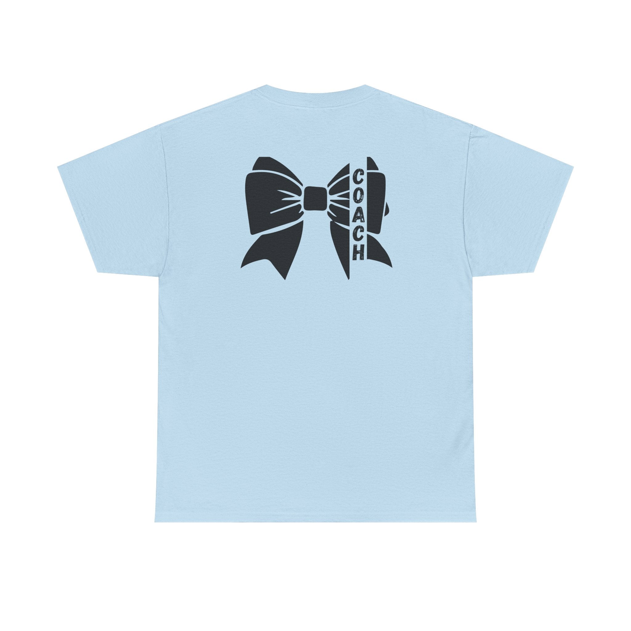 Cheer Coach T-Shirt mit Schwarzer Bow