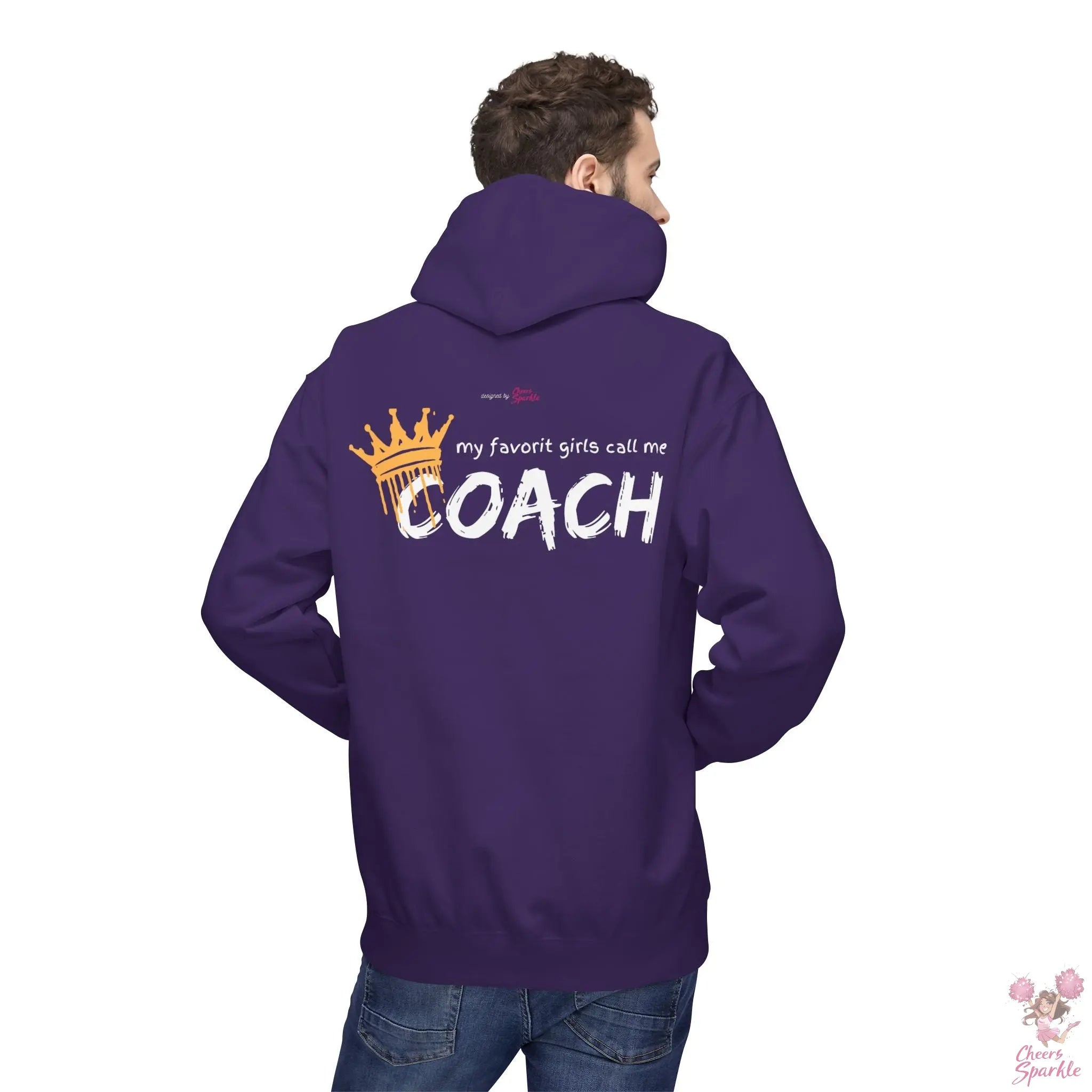 "All my favorit Girls call me Coach" Hoodie Cheers and Sparkle