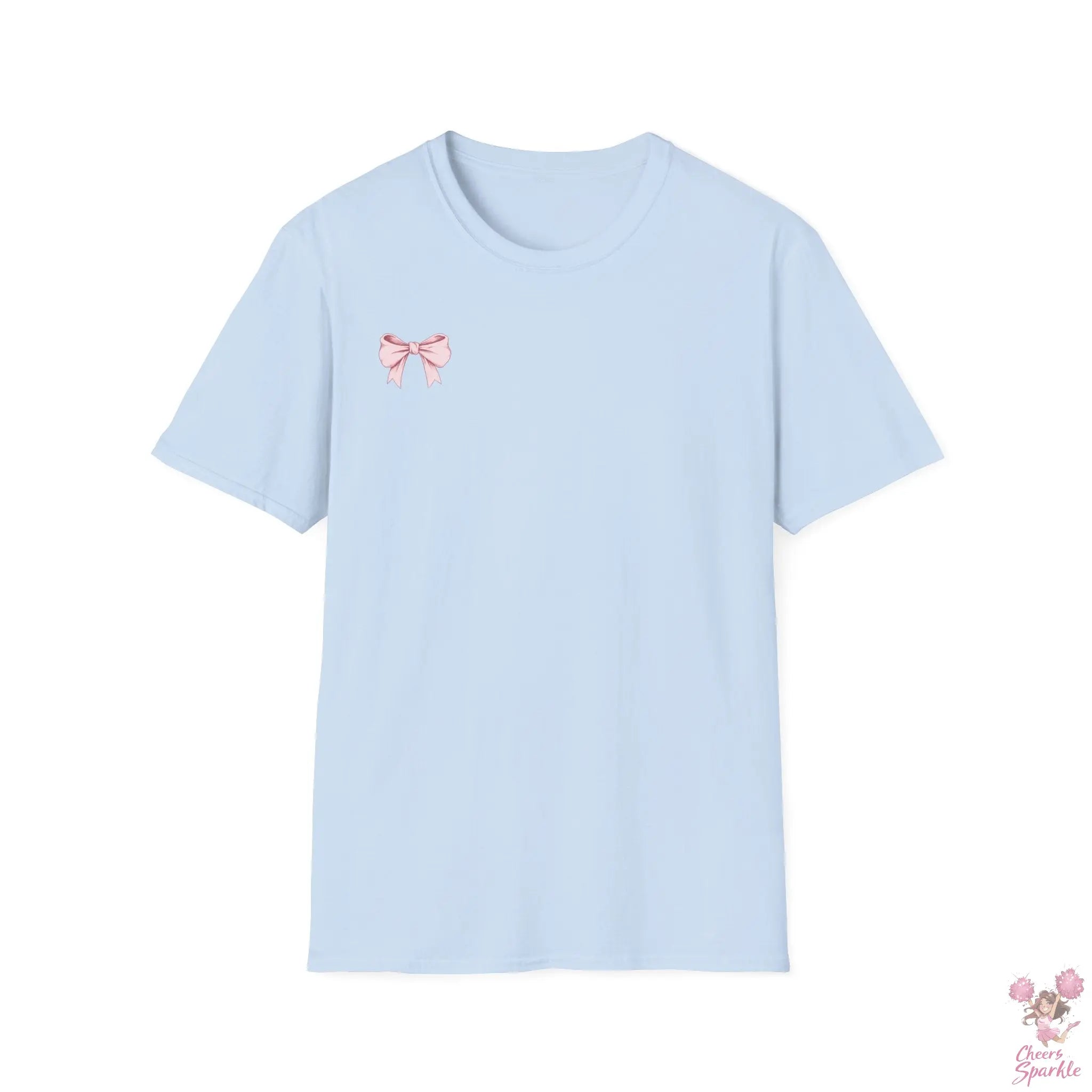 Cheerful Bow Unisex Softstyle T-Shirt Printify