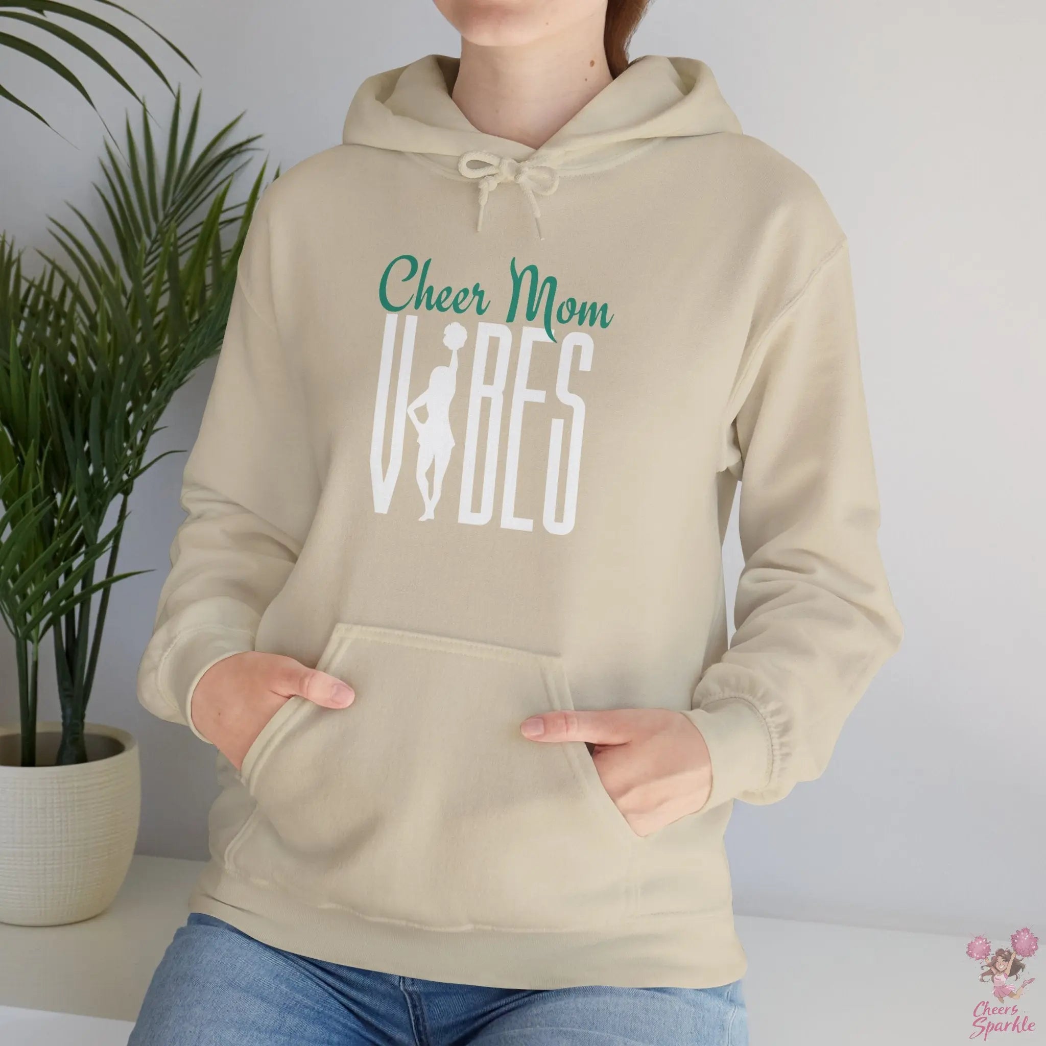 Hoodie „Cheer Mom Vibes“ Printify