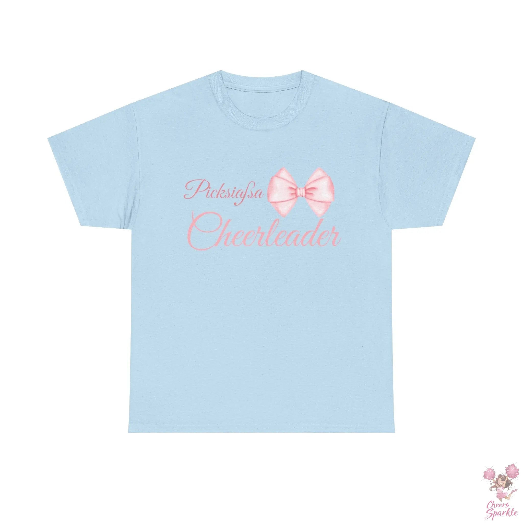 Cheerleader T-Shirt mit Schleifen-Design Printify
