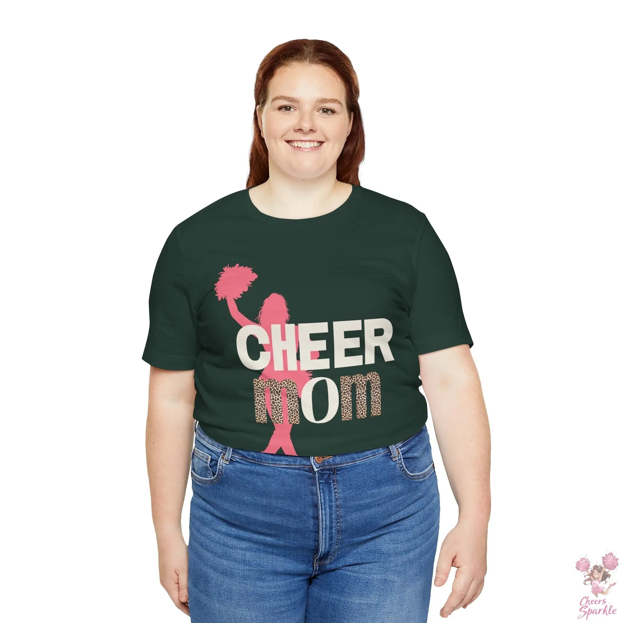Cheer Mom T-Shirt Cheers and Sparkle