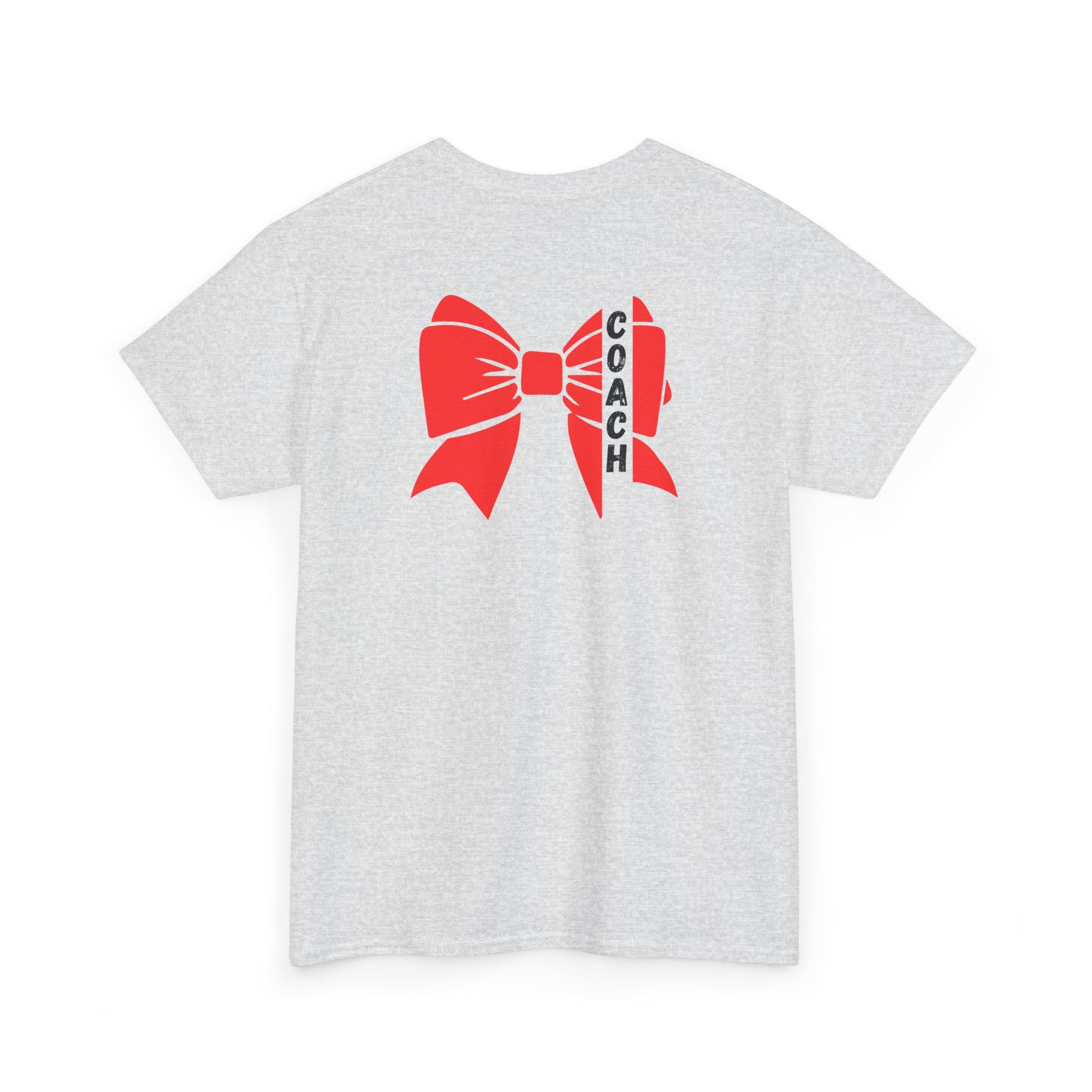 Cheer Coach T-Shirt mit Roter Bow