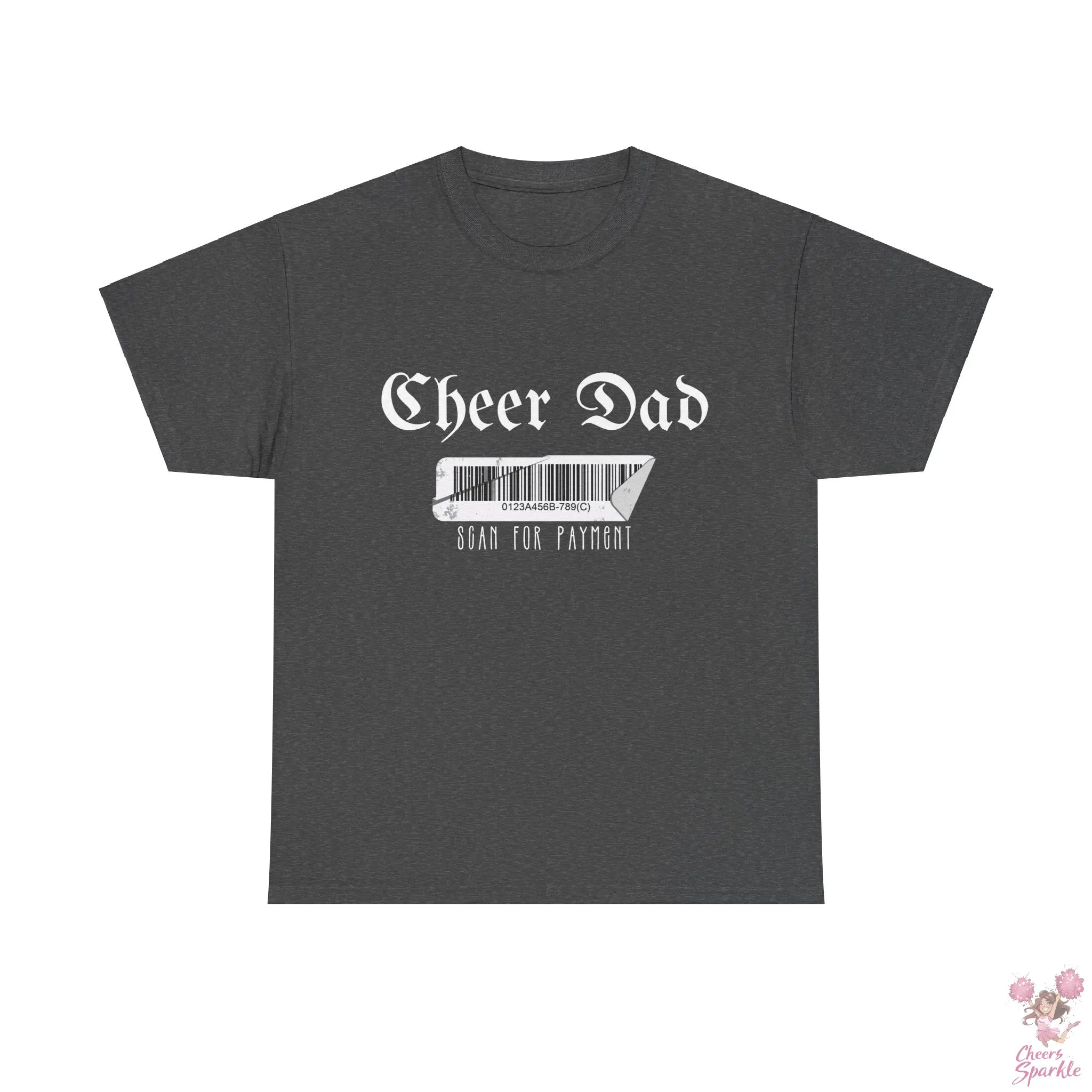 Cheer Dad Heavy Cotton T-Shirt Printify