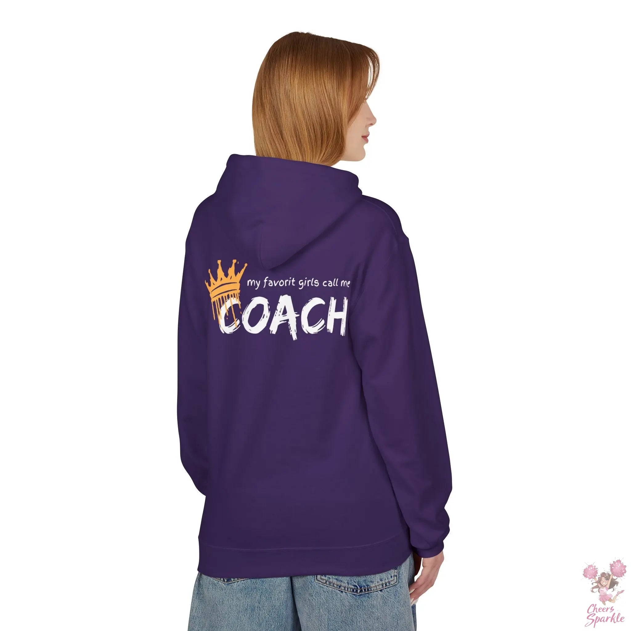 "All my favorit Girls call me Coach" Hoodie Cheers and Sparkle