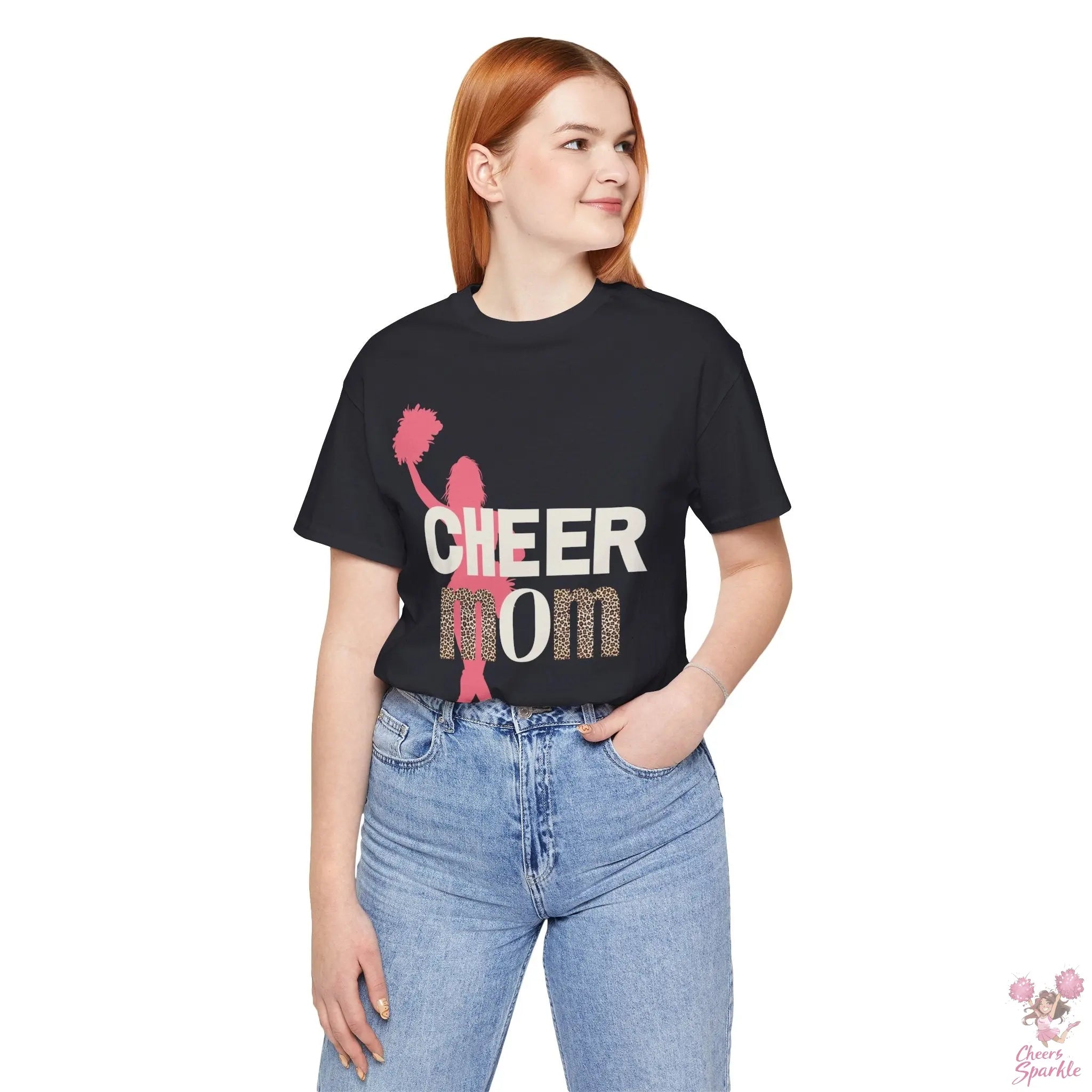 Cheer Mom T-Shirt Cheers and Sparkle