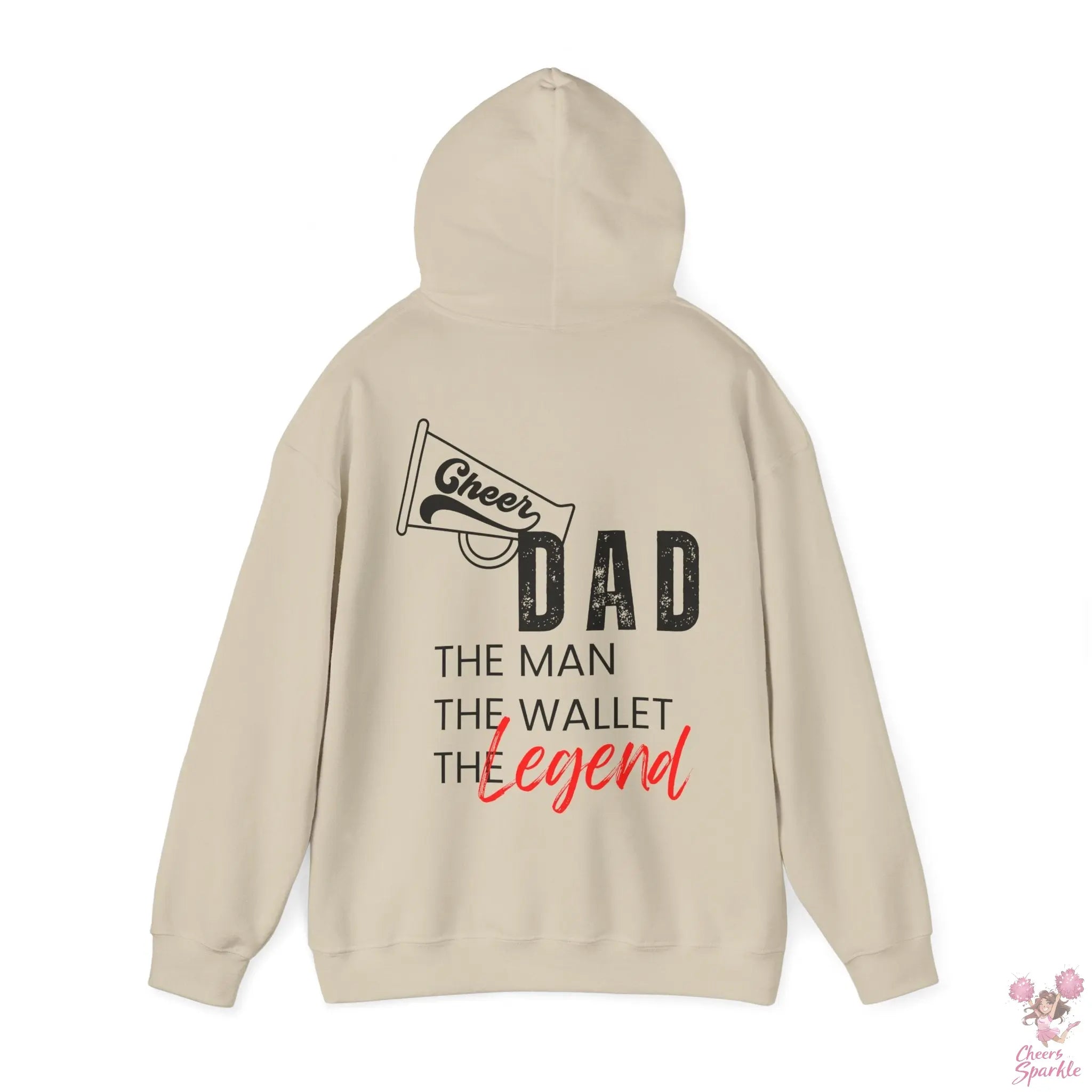 Cheer Dad "The Legend" Hoodie Printify