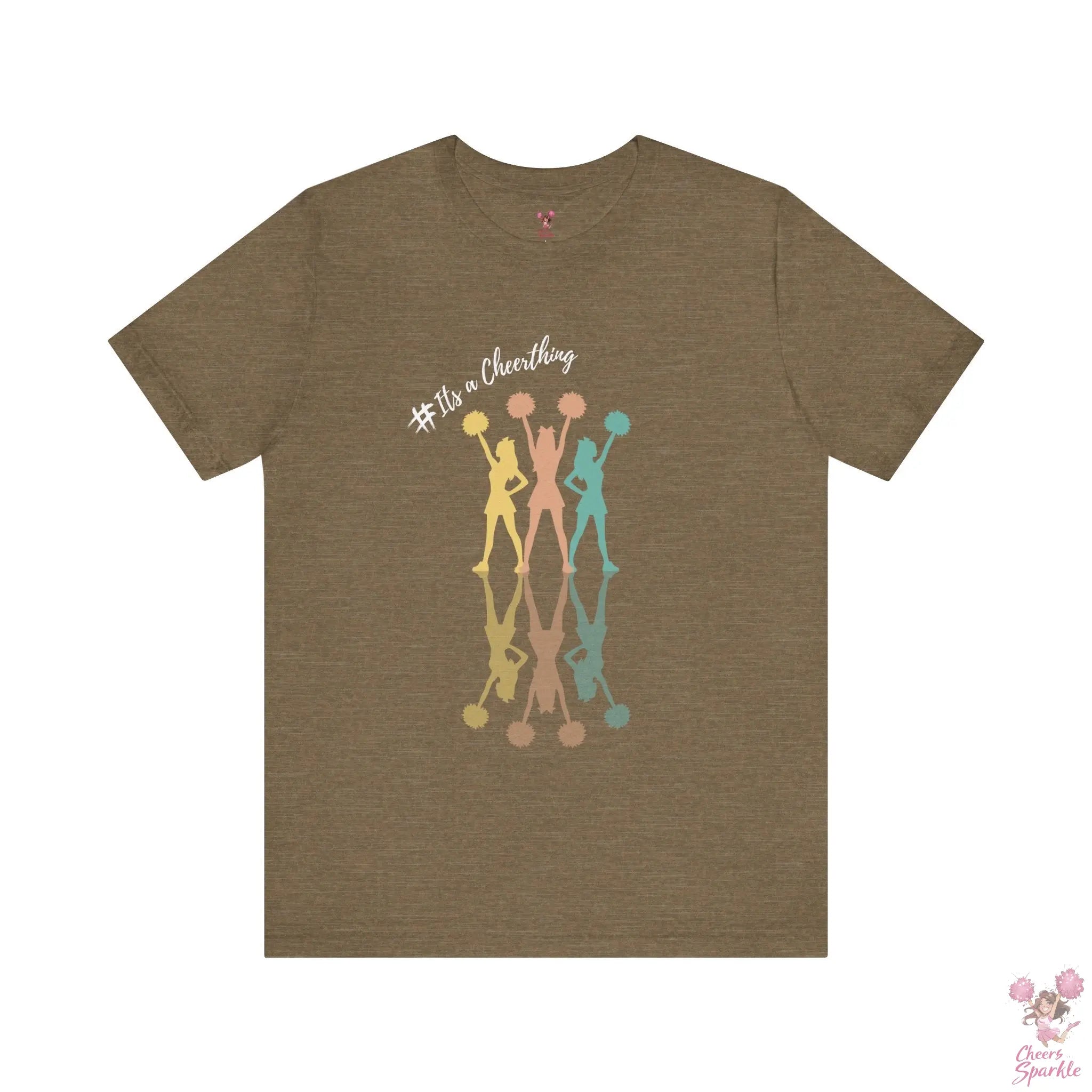 Cheerleader Silhouettes T-Shirt"#Its a Cheerthing" Cheers and Sparkle