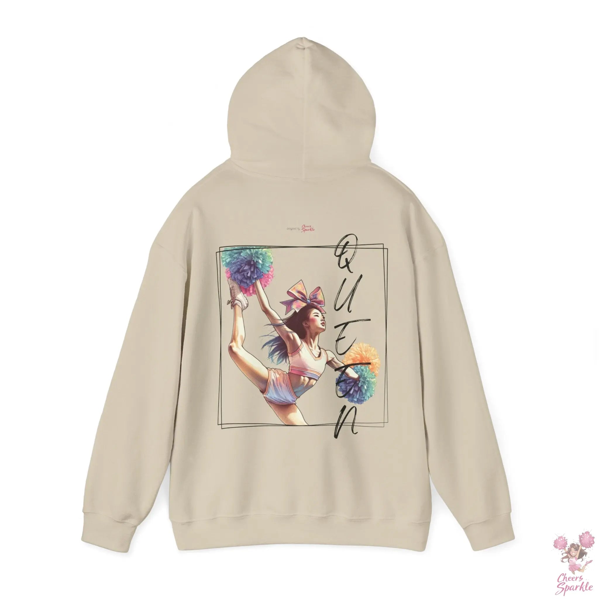 Stylische Cheerleader-Hoodie Cheers and Sparkle