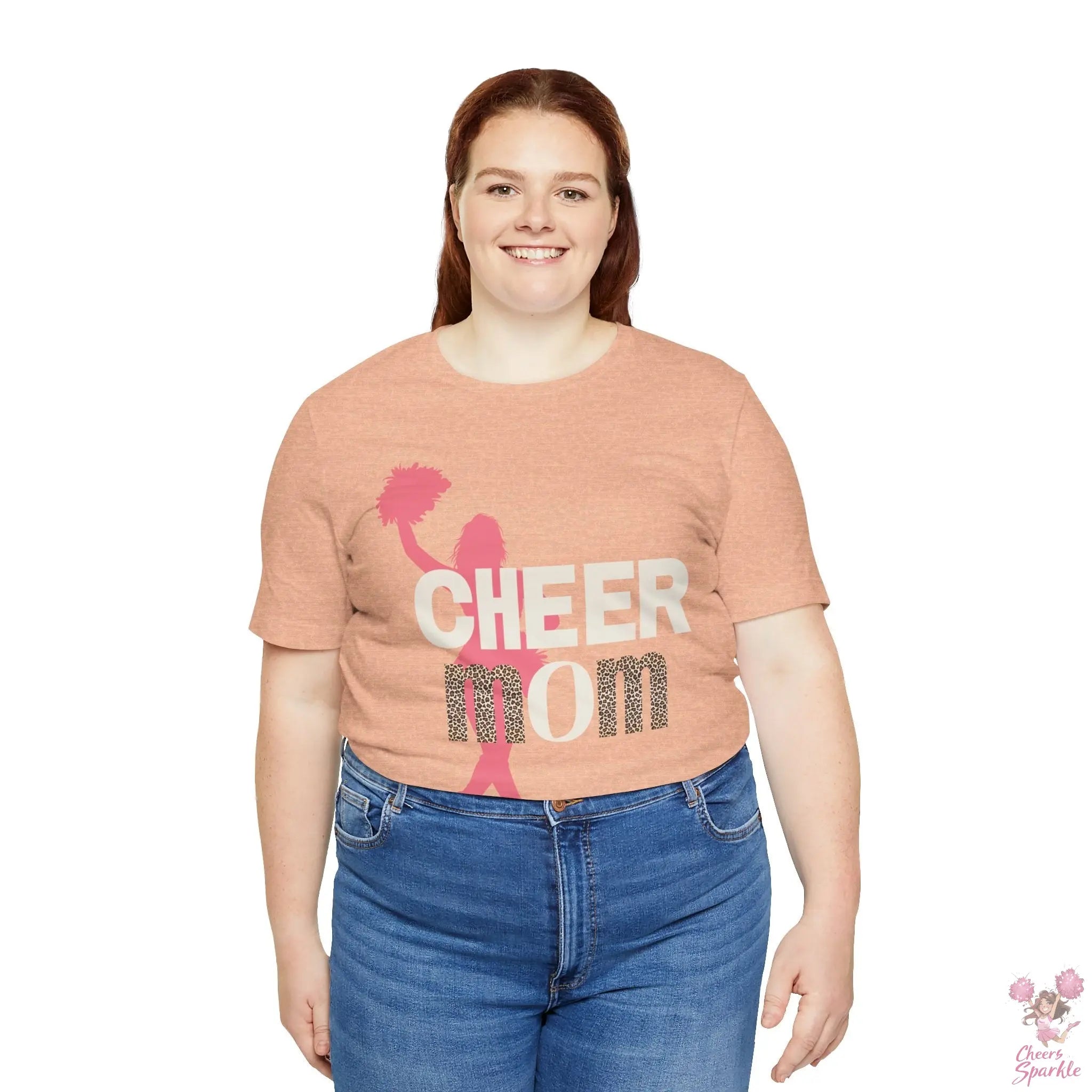Cheer Mom T-Shirt Cheers and Sparkle