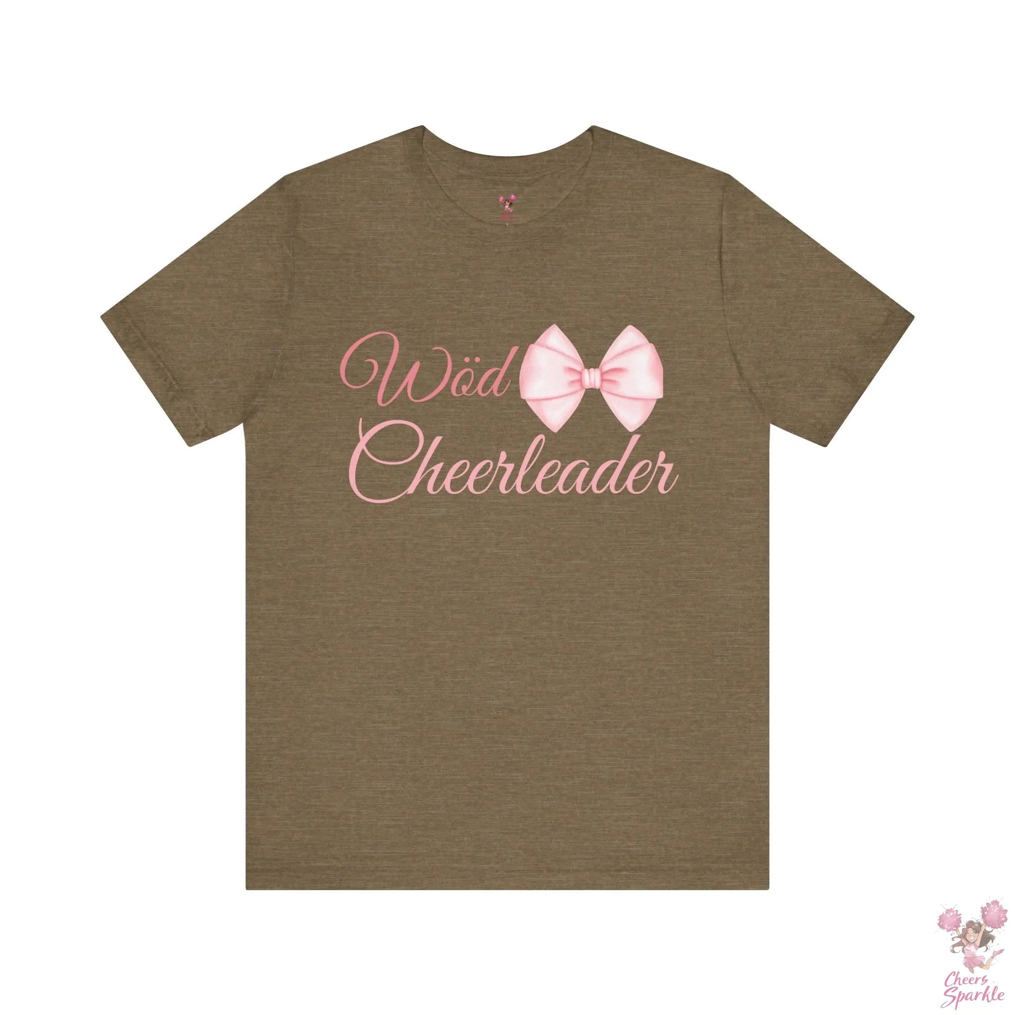 Cheerleader T-Shirt mit Schleifen-Design Cheers and Sparkle