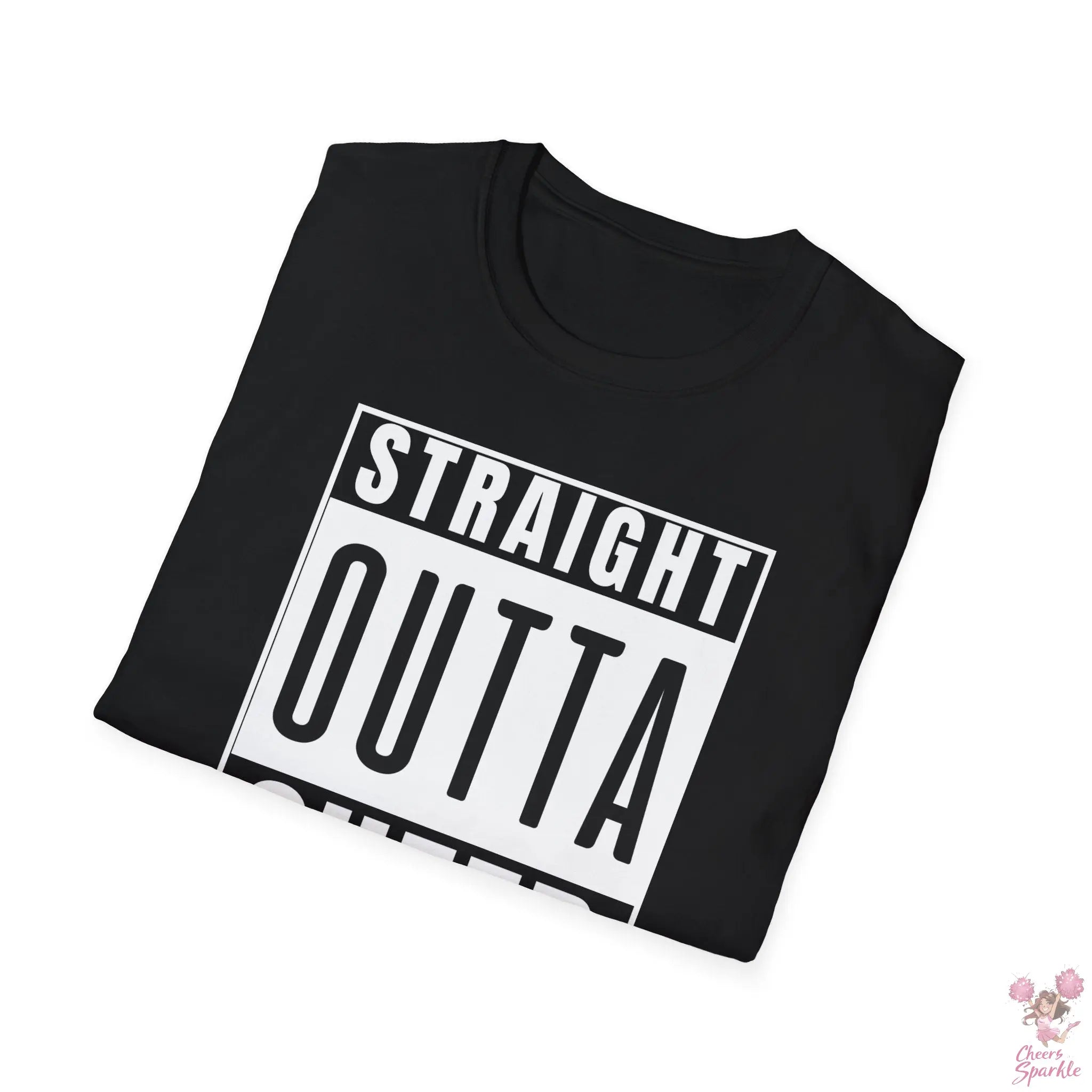 T-Shirt - "Straight Outta Cheer Practice" Cheers and Sparkle