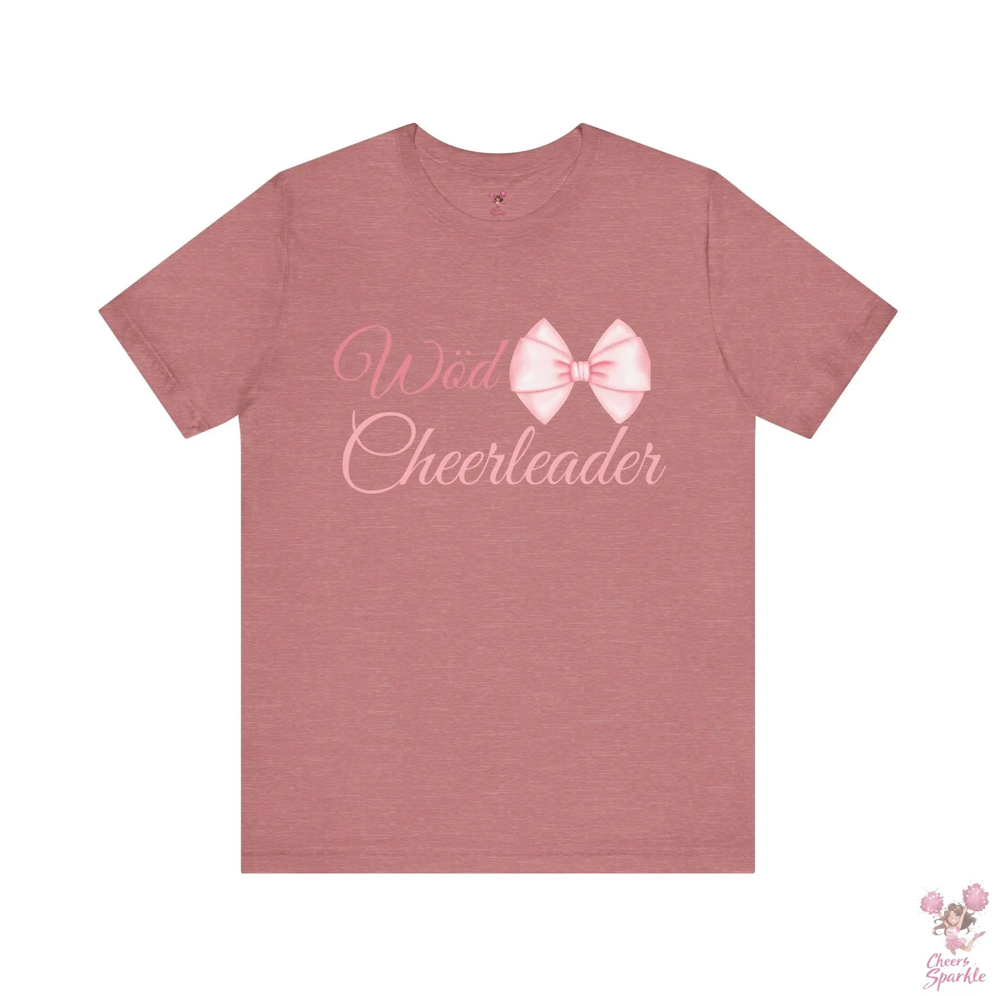 Cheerleader T-Shirt mit Schleifen-Design Cheers and Sparkle