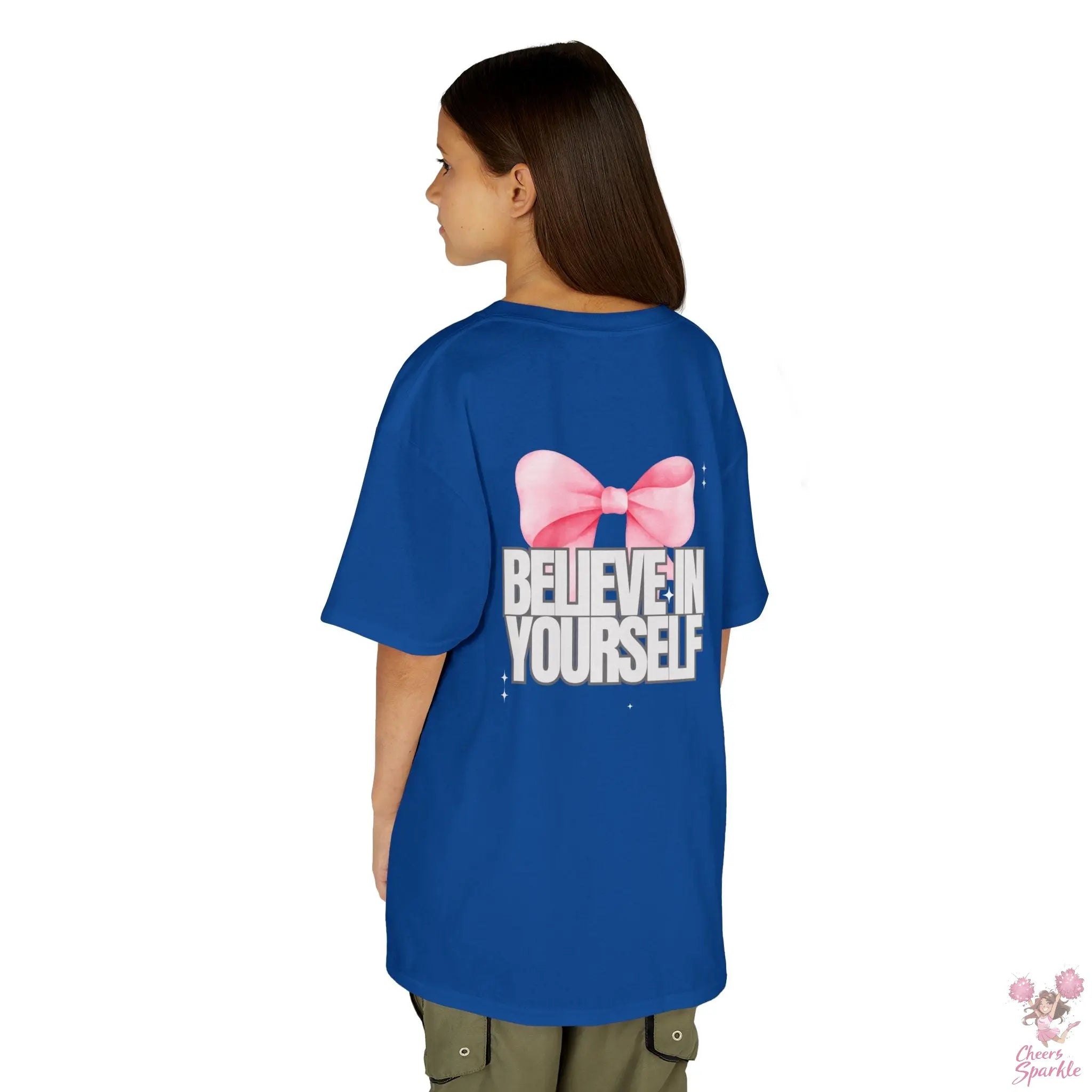 Kinder T-Shirt "Believe in Yourself" Cheers and Sparkle
