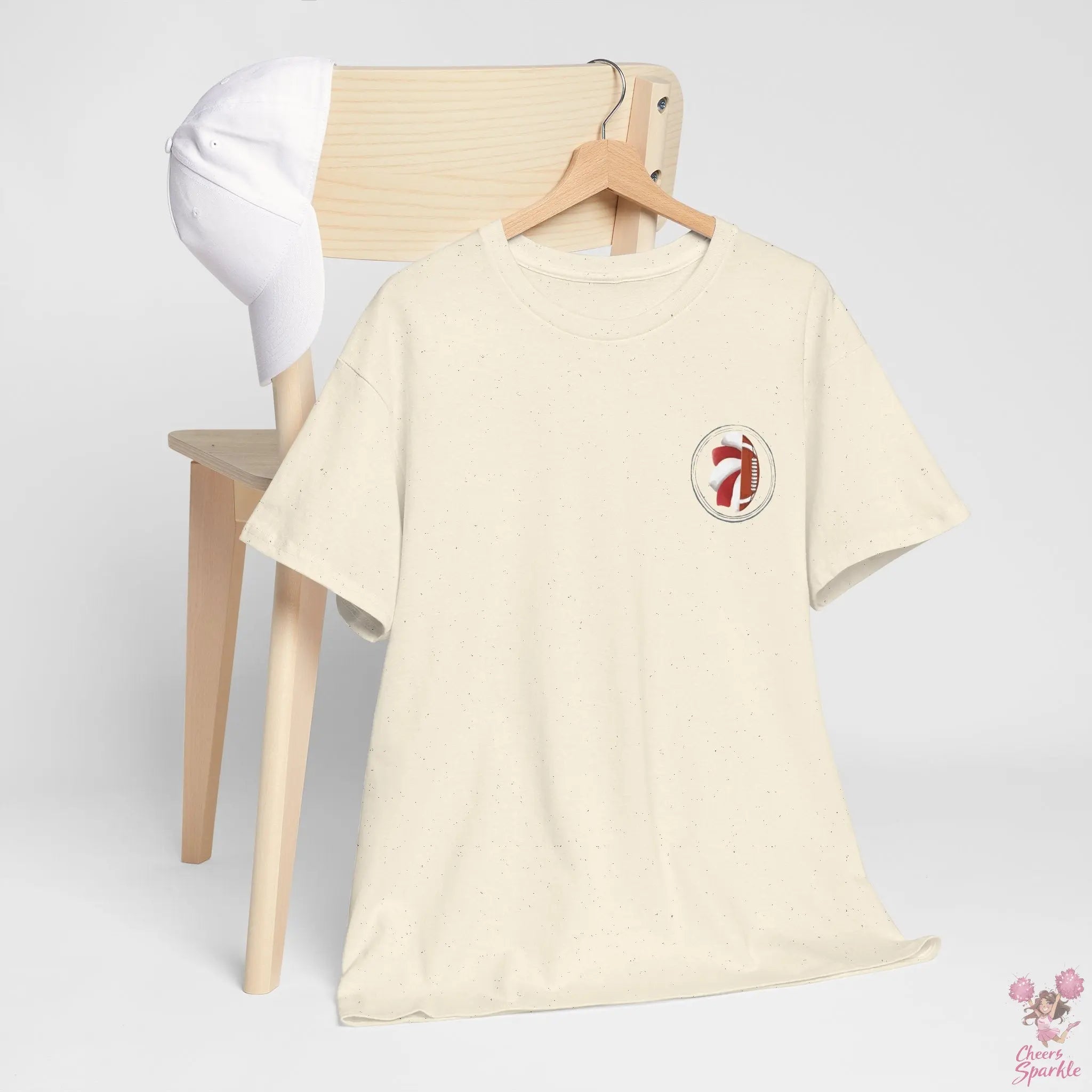 Fan Mom-T-Shirt – „I Cheer for both Teams“ - Cheers and Sparkle