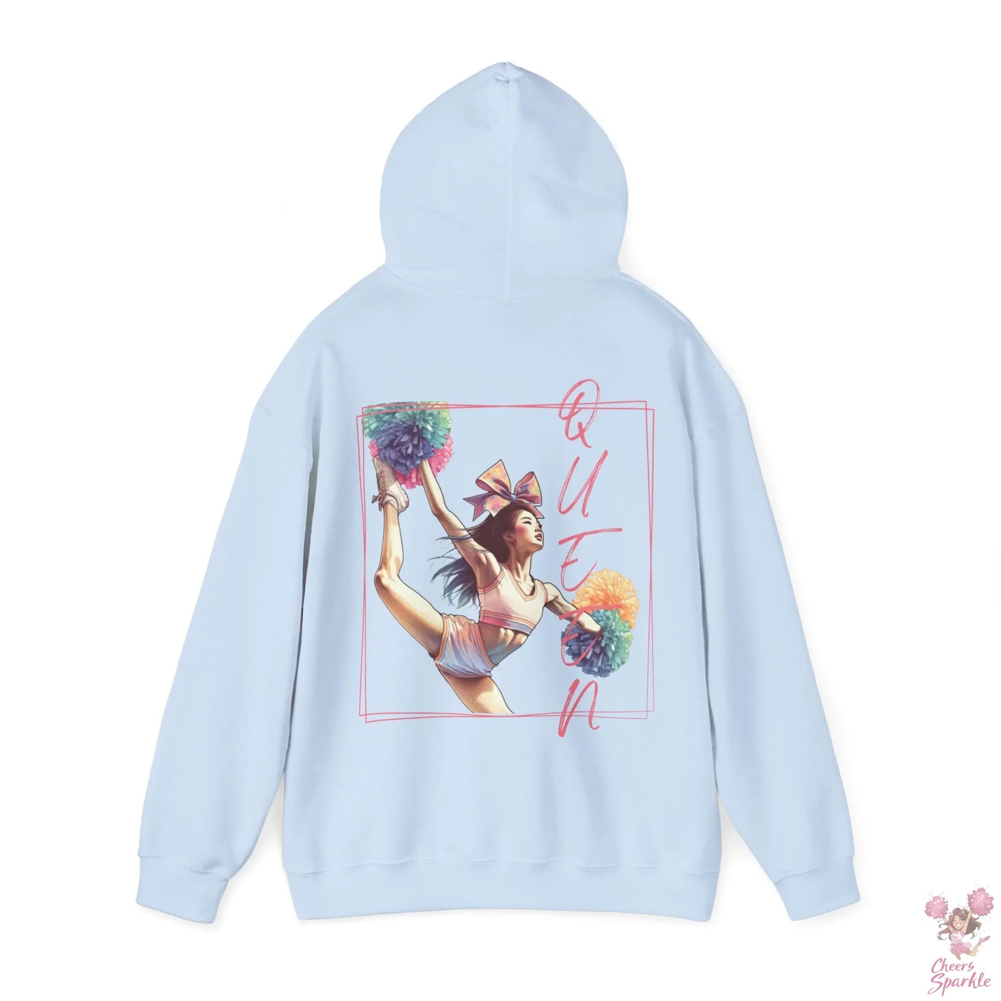 Stylische Cheerleader-Hoodie Cheers and Sparkle