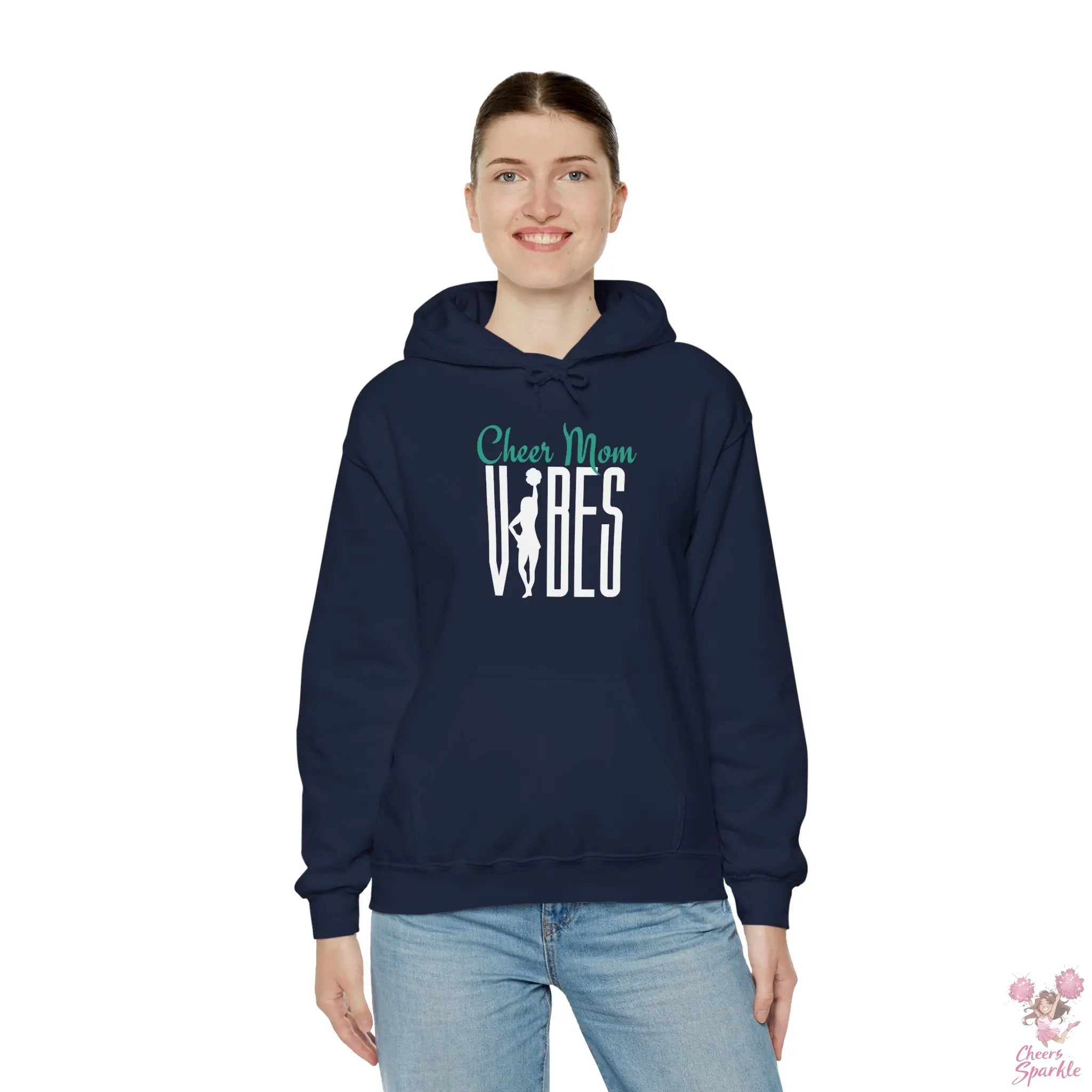 Hoodie „Cheer Mom Vibes“ Printify