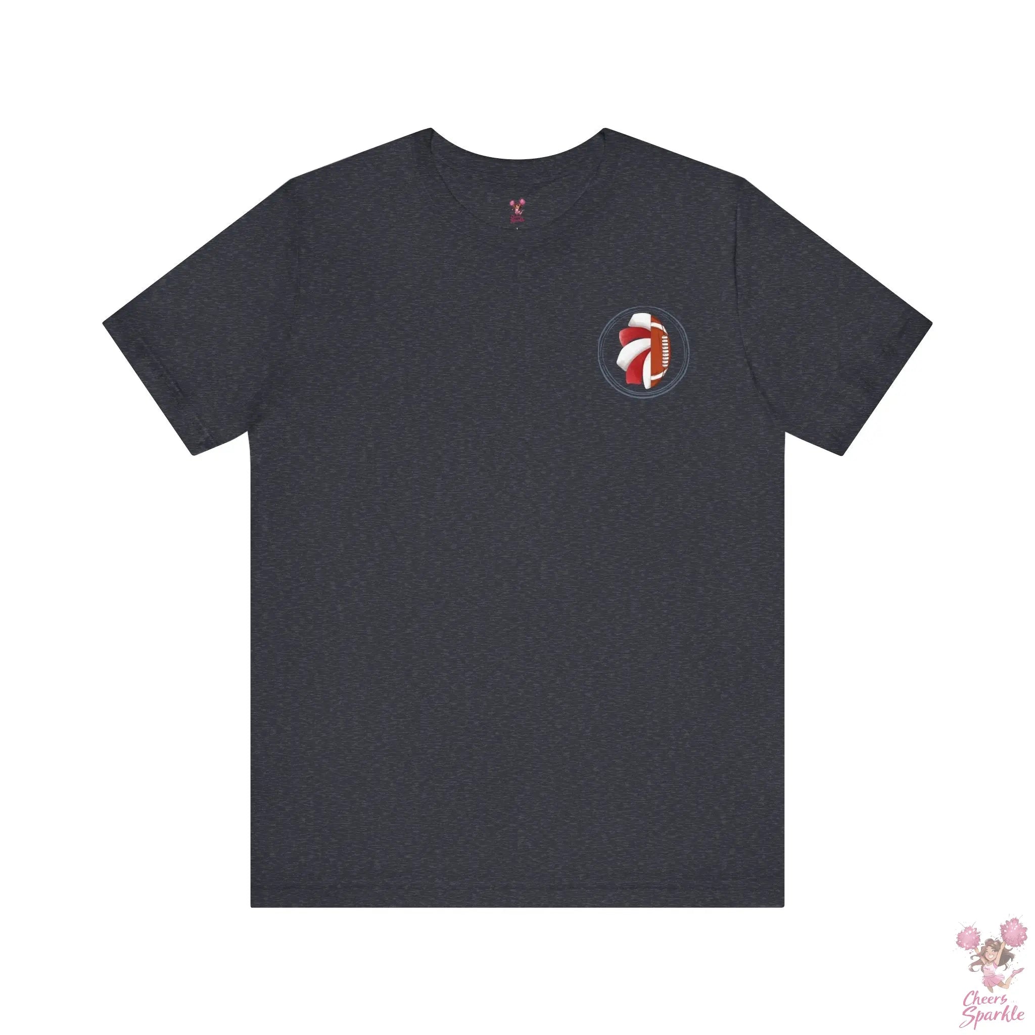 Mom T-Shirt "I Cheer for both Teams" Cheers and Sparkle