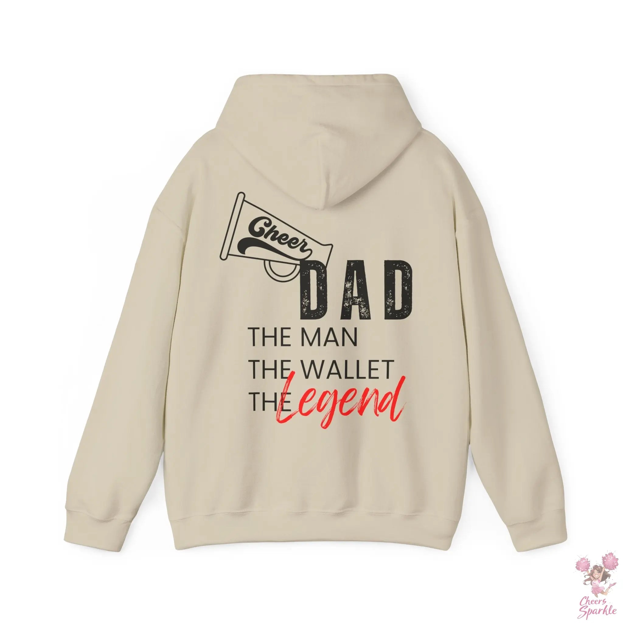 Cheer Dad "The Legend" Hoodie Printify
