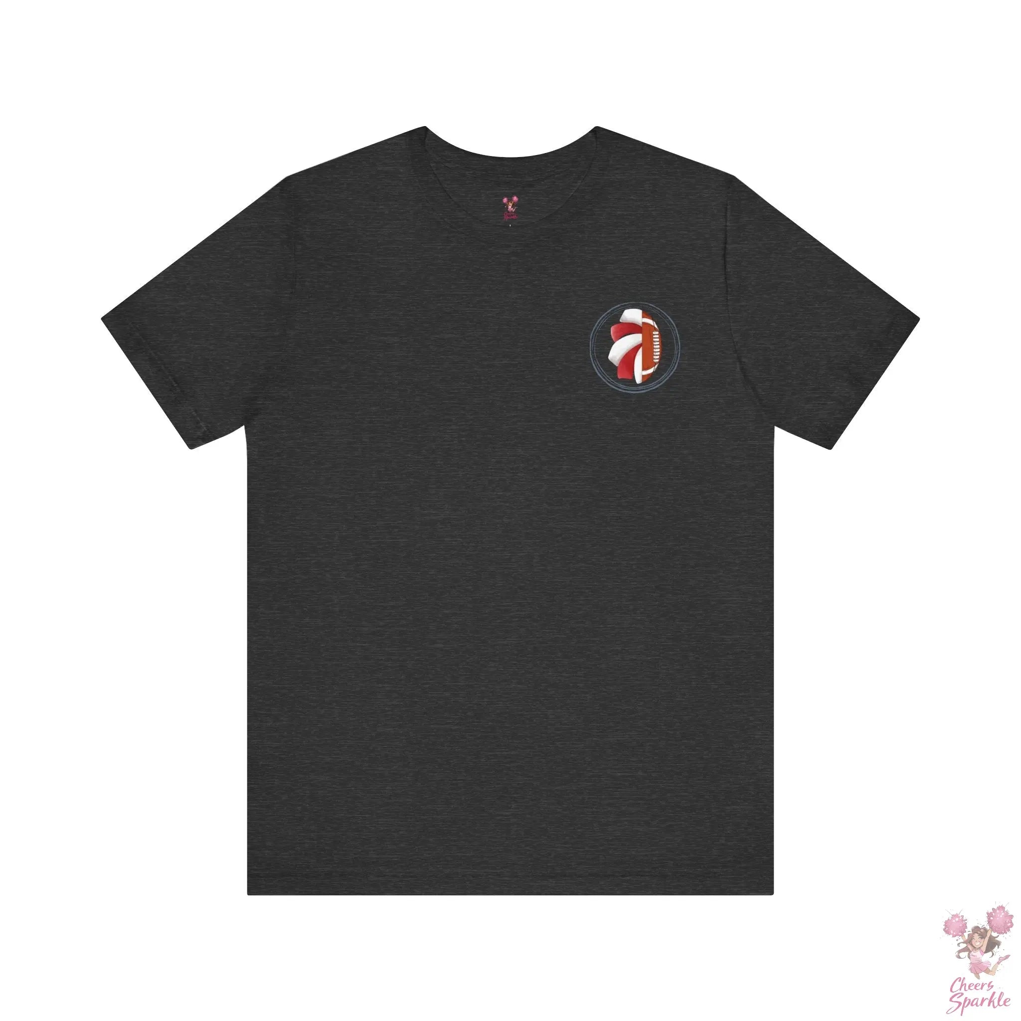 Mom T-Shirt "I Cheer for both Teams" Cheers and Sparkle