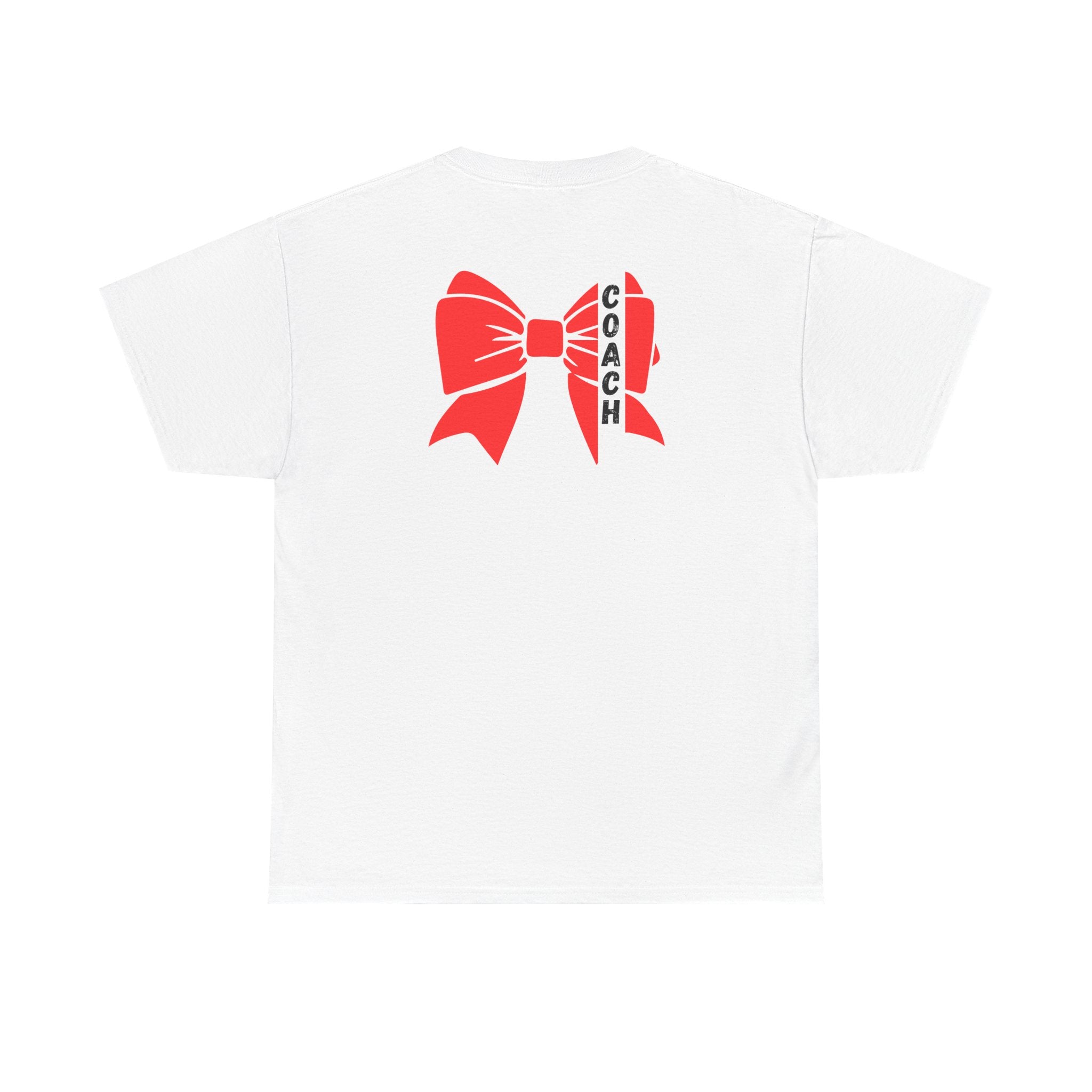 Cheer Coach T-Shirt mit Roter Bow