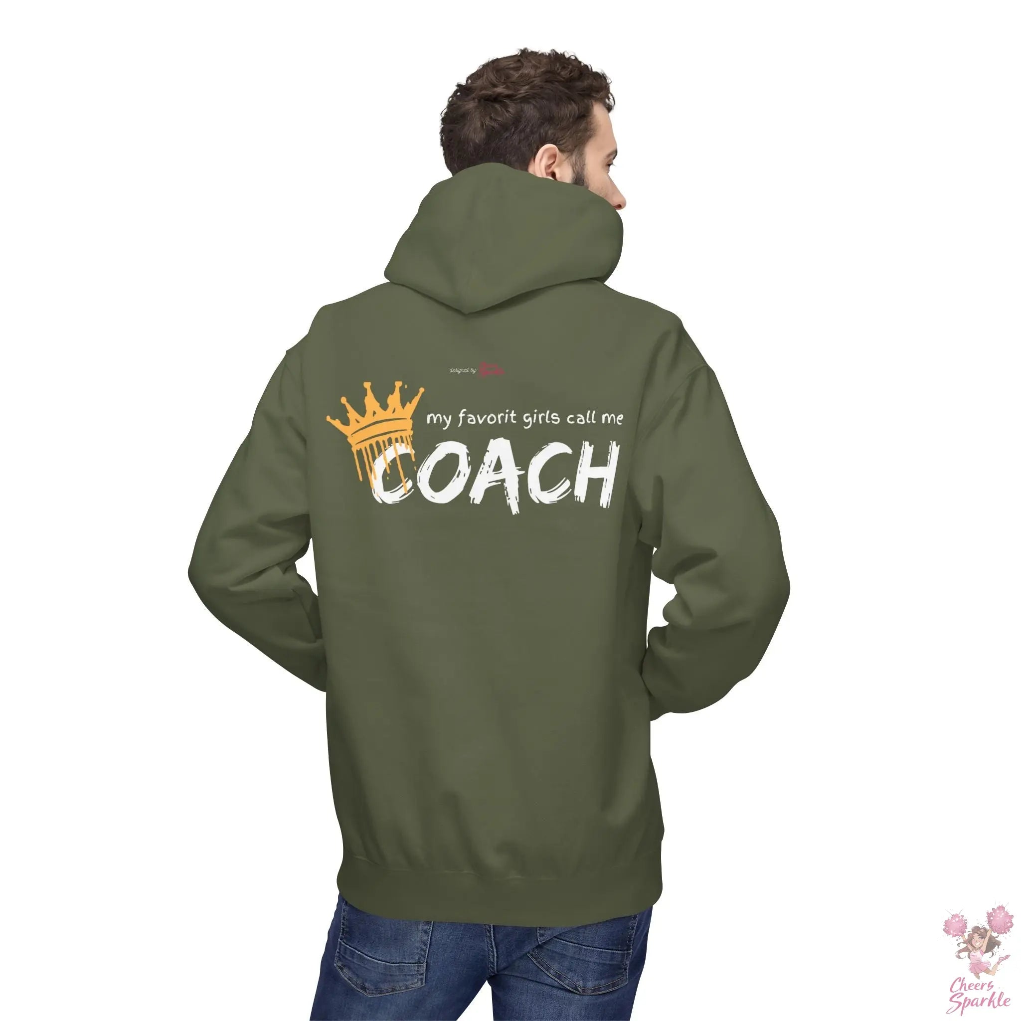 "All my favorit Girls call me Coach" Hoodie Cheers and Sparkle