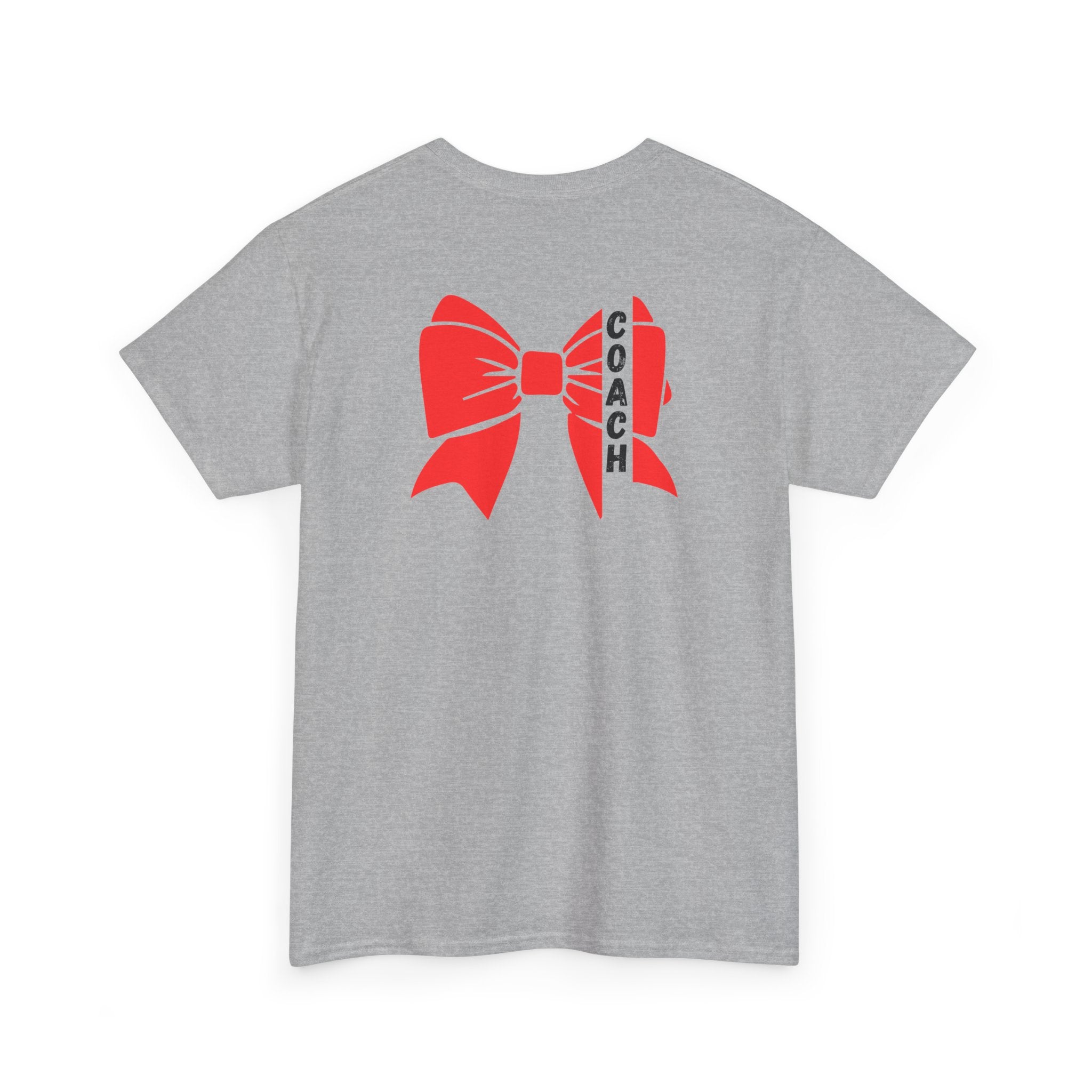 Cheer Coach T-Shirt mit Roter Bow