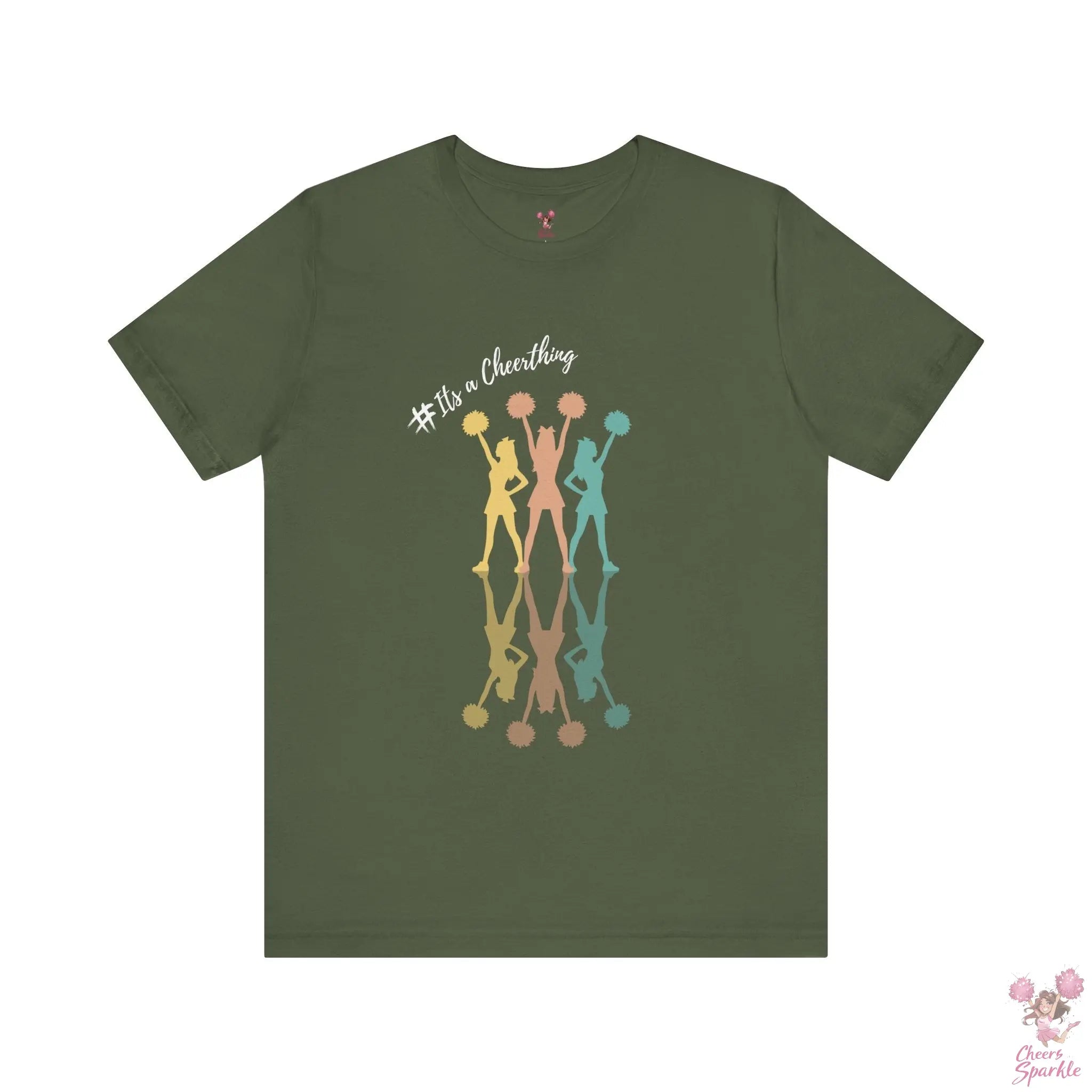 Cheerleader Silhouettes T-Shirt"#Its a Cheerthing" Cheers and Sparkle