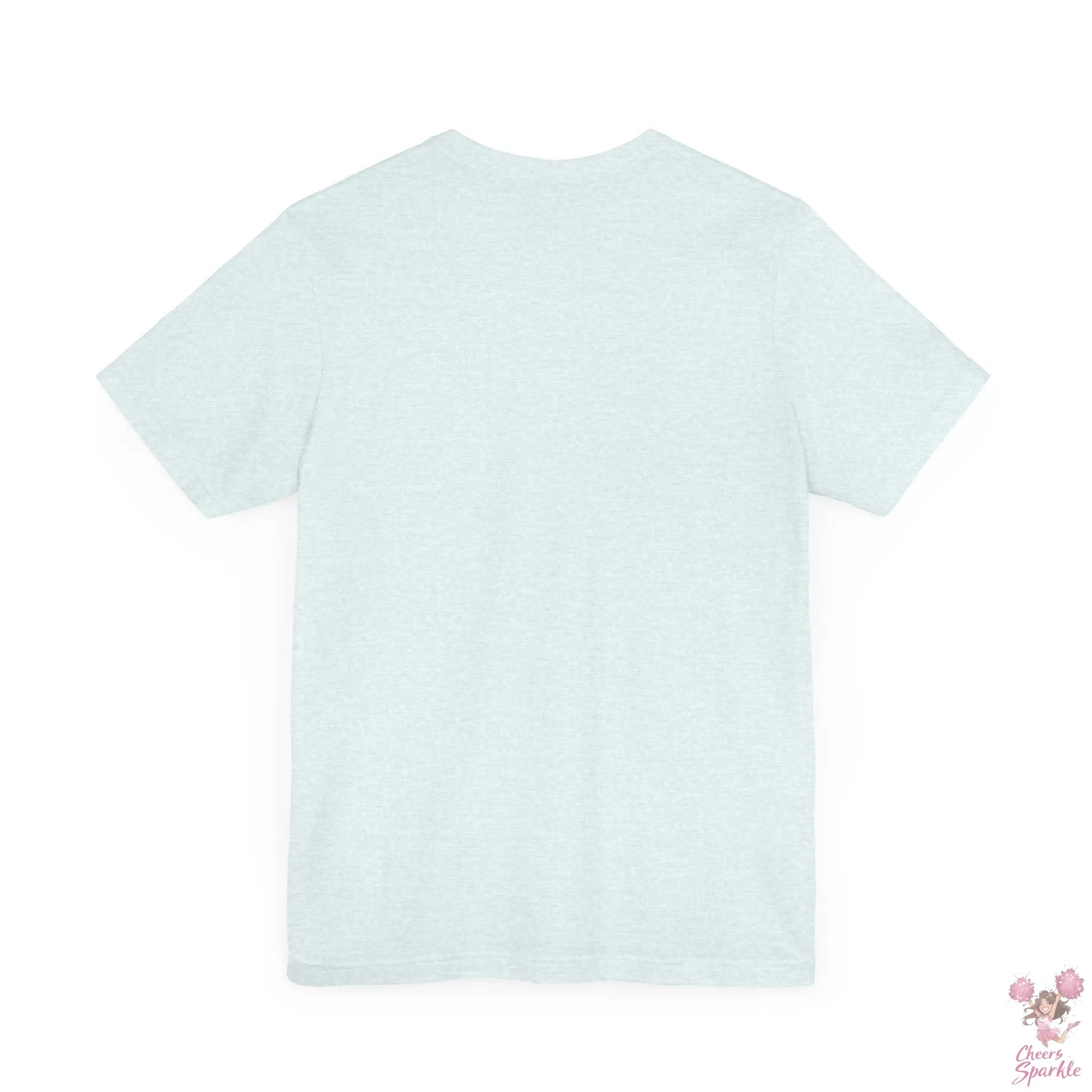 Energiegeladenes Cheerleader-Design mit dem Schriftzug "Queen" Cheers and Sparkle