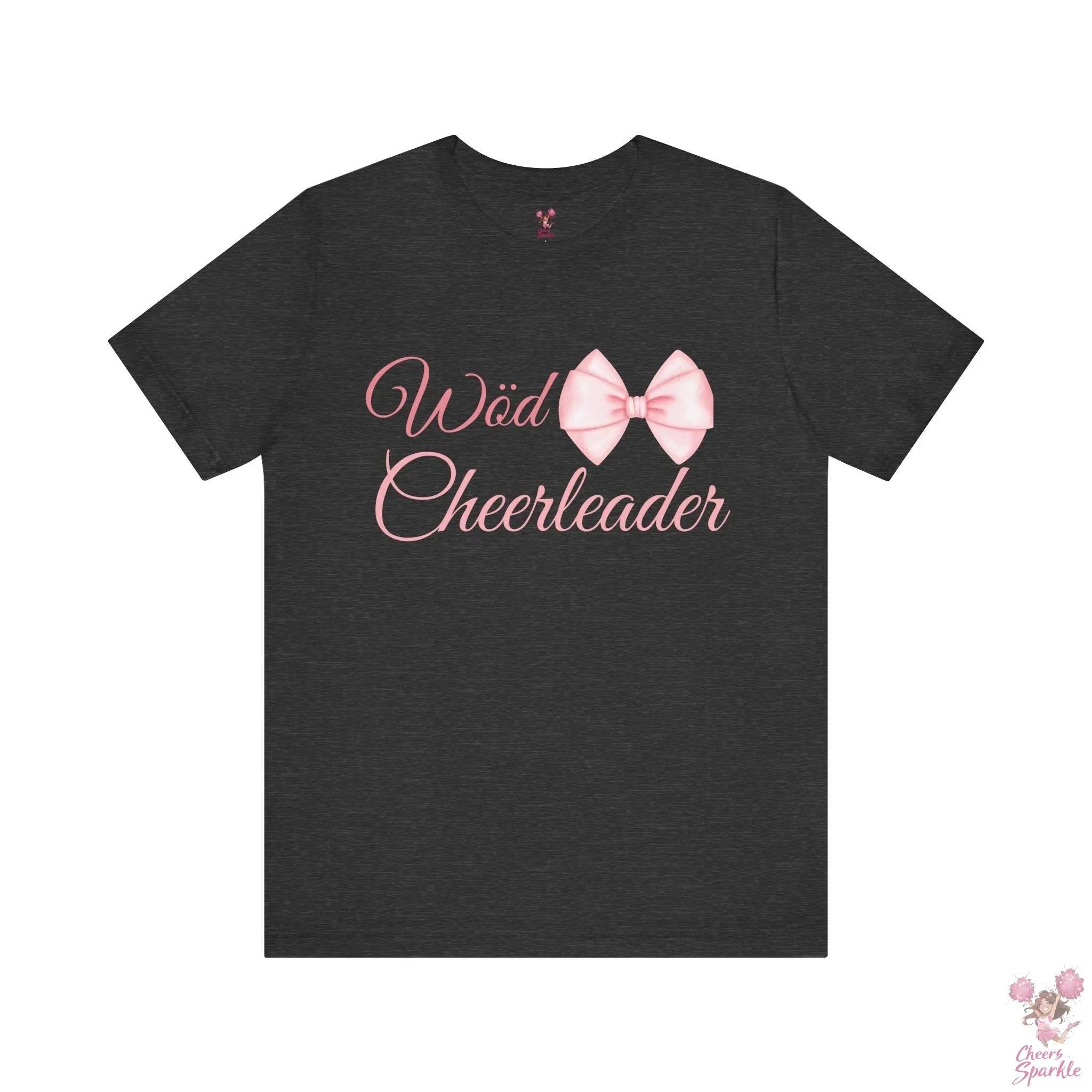 Cheerleader T-Shirt mit Schleifen-Design Cheers and Sparkle