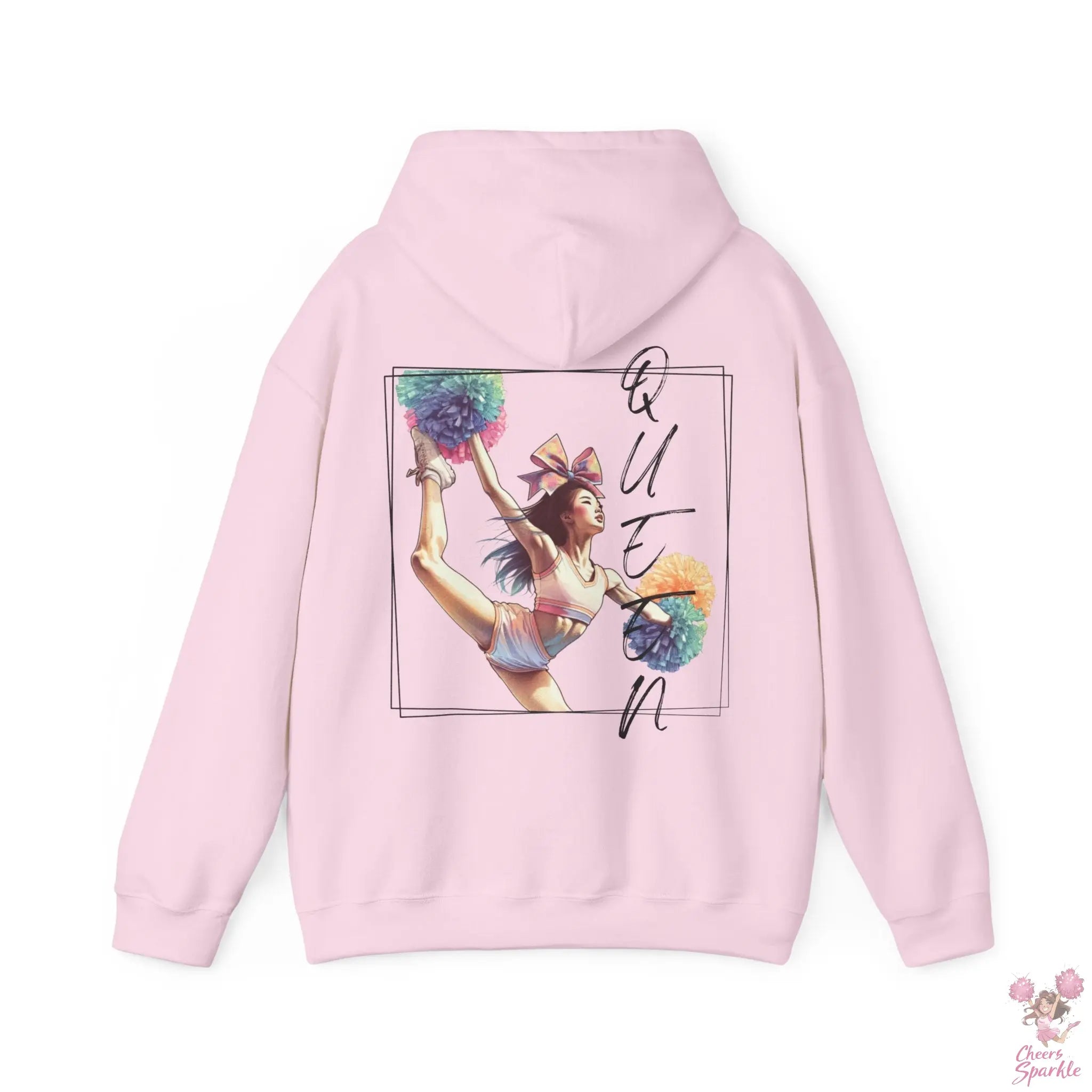 Stylische Cheerleader-Hoodie Cheers and Sparkle