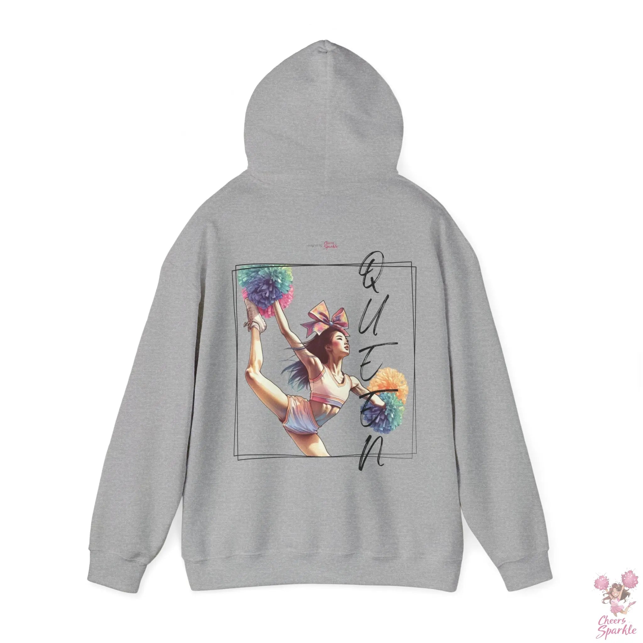 Stylische Cheerleader-Hoodie Cheers and Sparkle