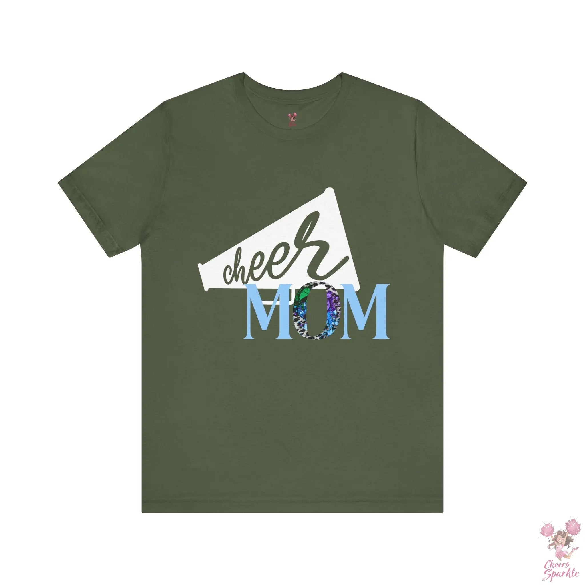 Cheer Mom T-Shirt V-Neck Cheers and Sparkle