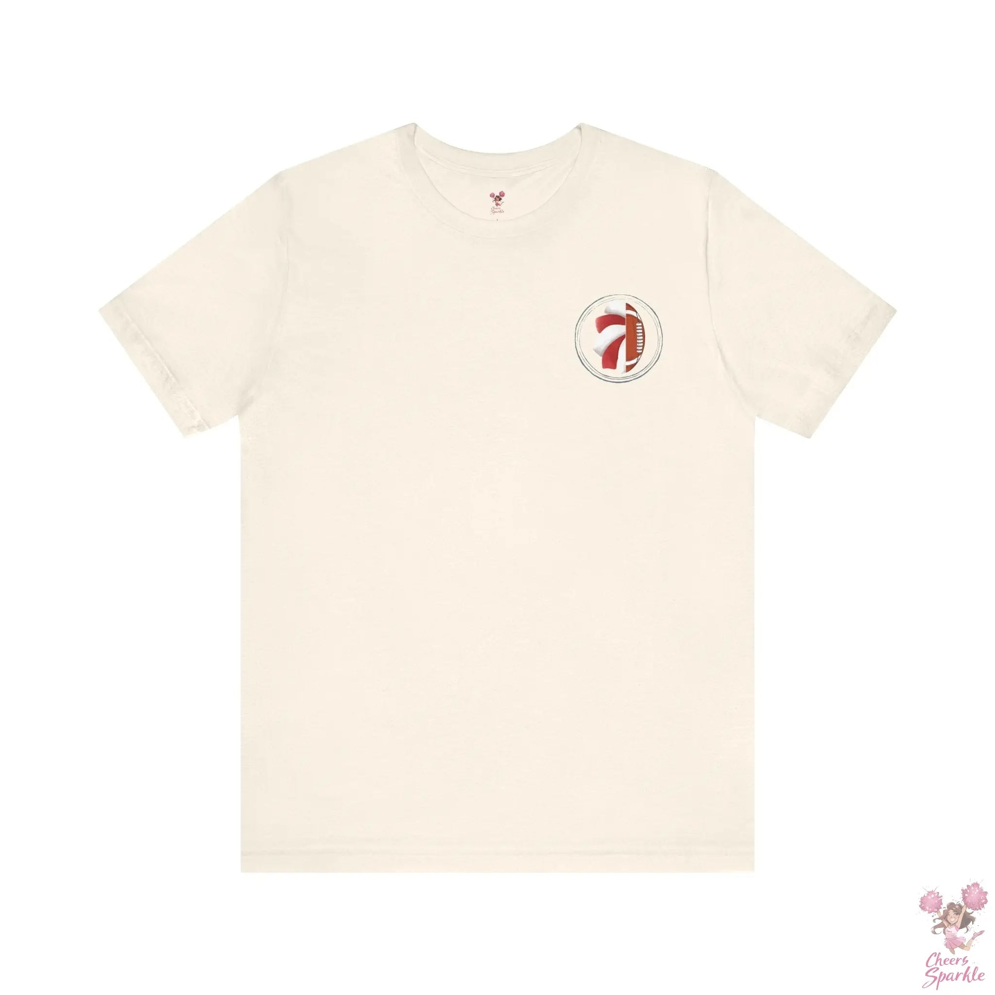 Mom T-Shirt "I Cheer for both Teams" Cheers and Sparkle